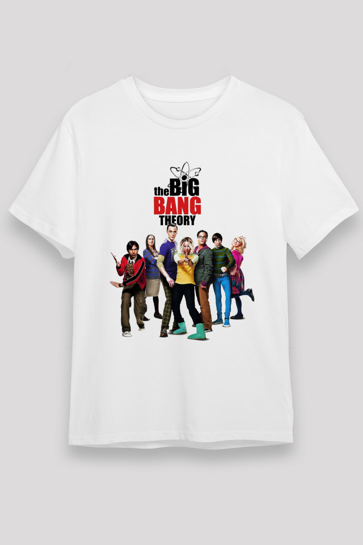 The Big Bang Theory Beyaz Unisex Tişört T-Shirt