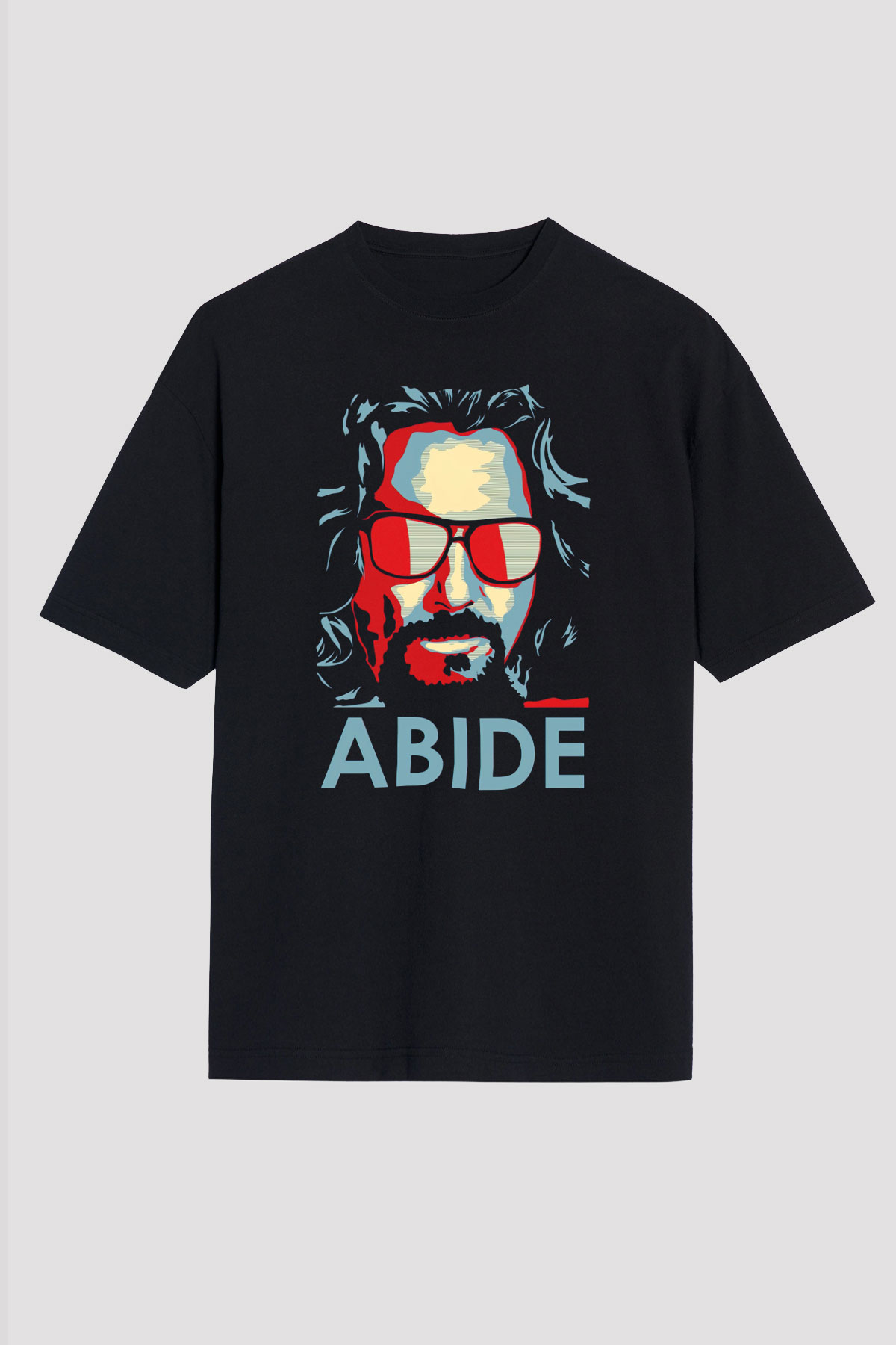 The Big Lebowski Büyük Lebowski Siyah Unisex Oversize Tişört