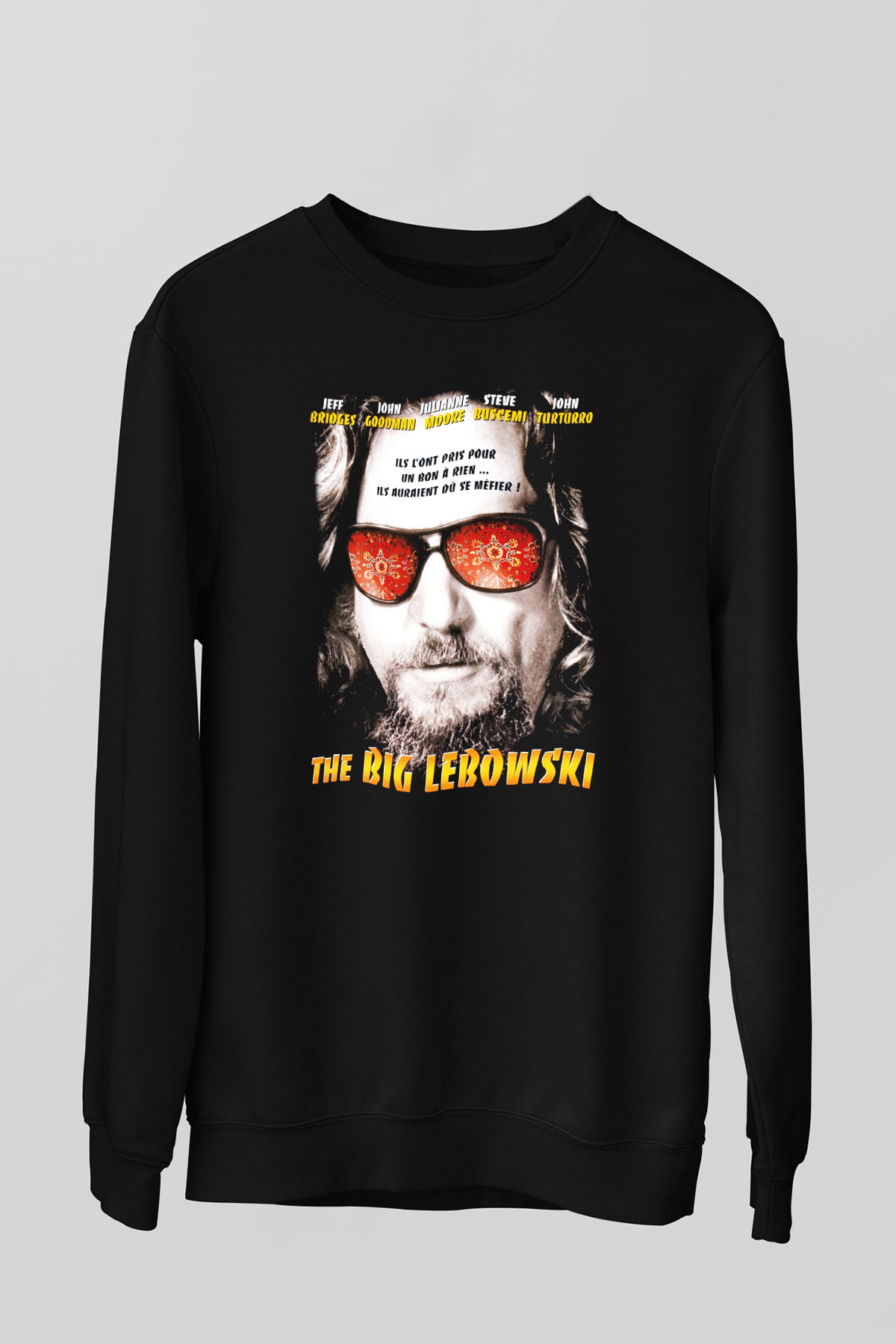 The Big Lebowski Büyük Lebowski Siyah Unisex Sweatshirt