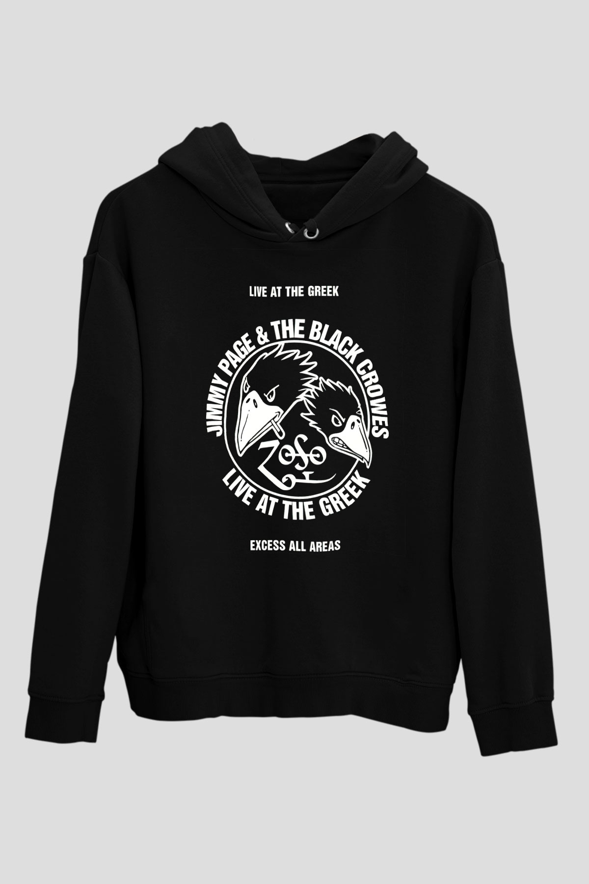 The Black Crowes Siyah Unisex Hoodie