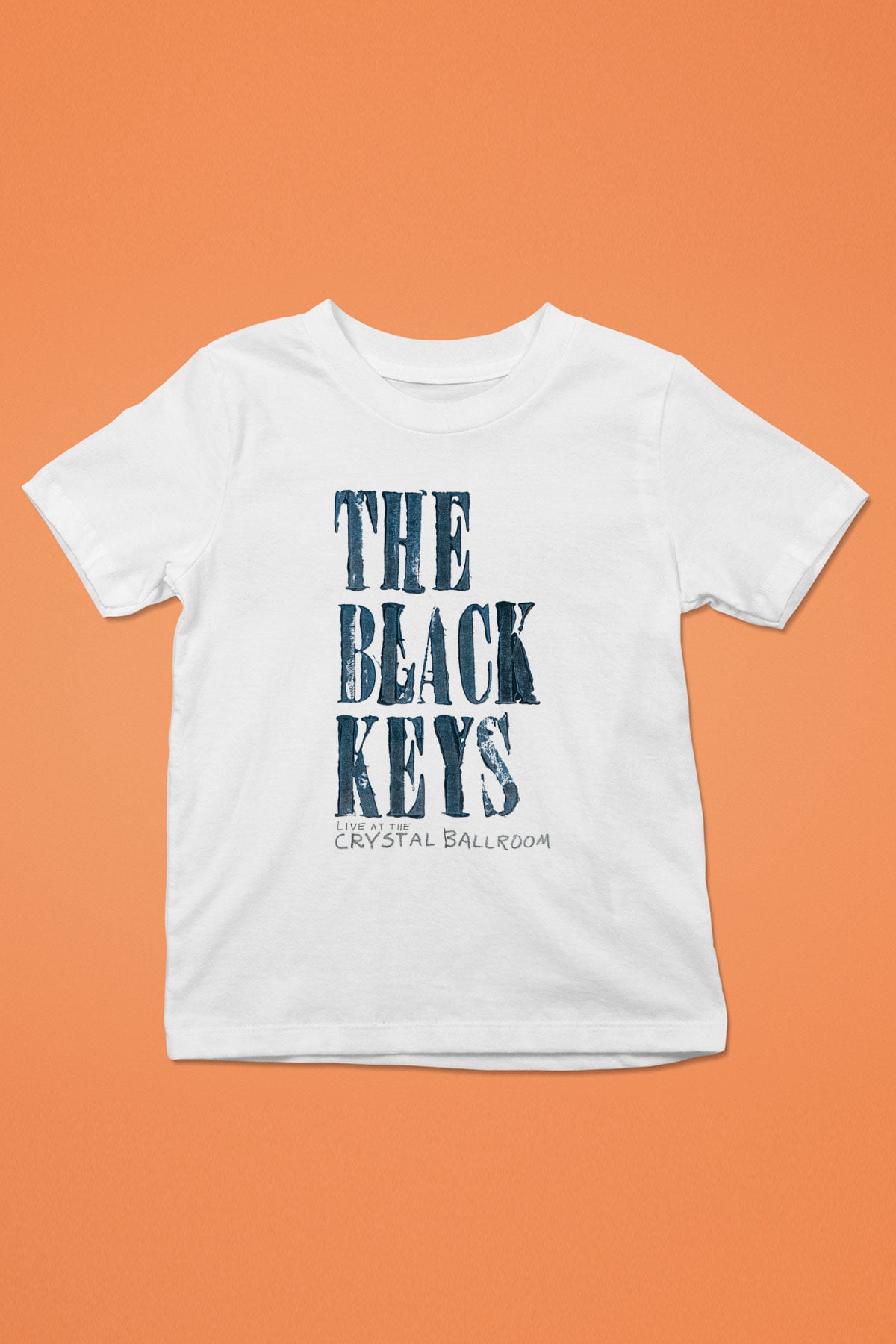 The Black Keys Baskılı Beyaz Unisex Beyaz Çocuk Tişört - Tshirt
