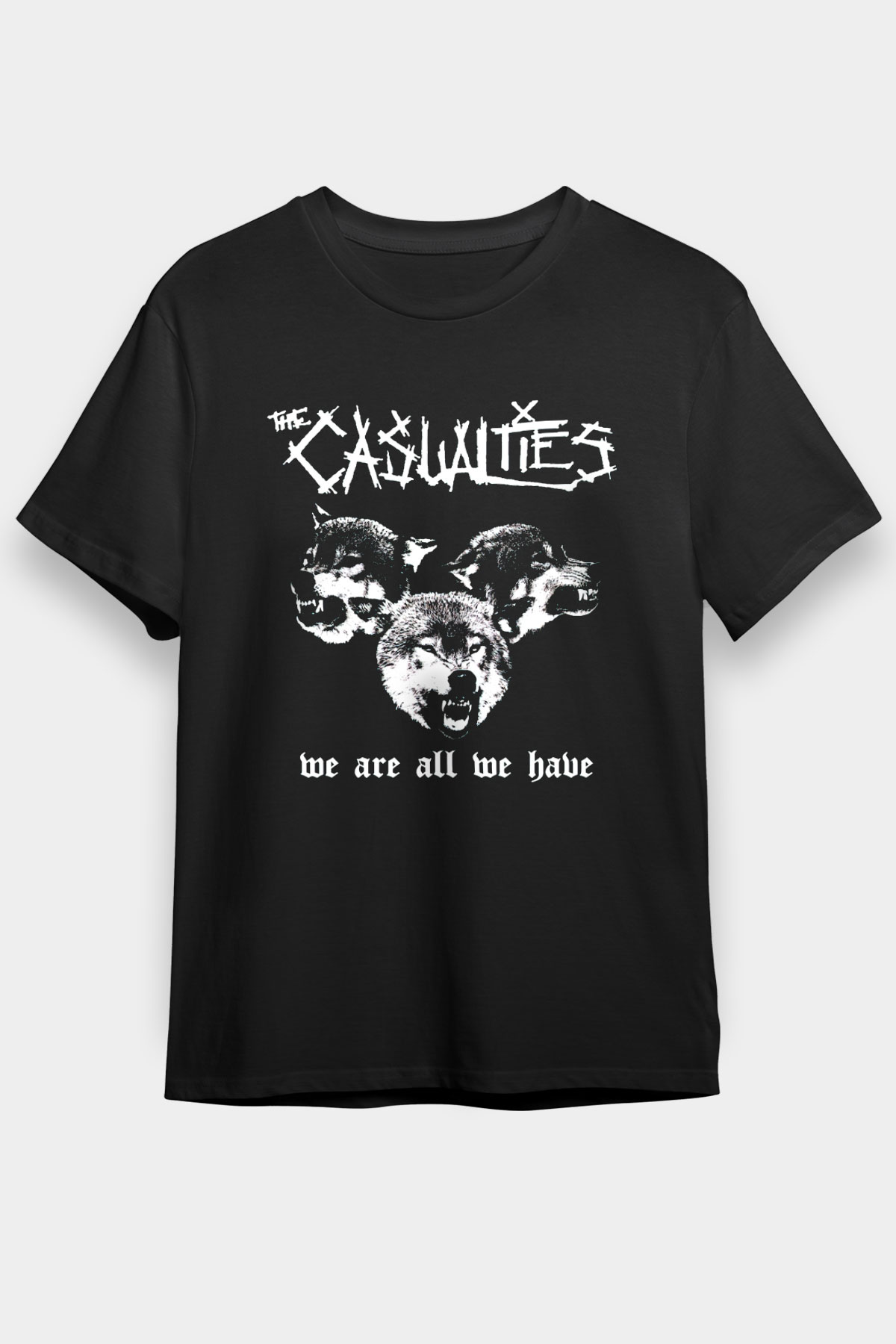 The Casualties Black Unisex Tee - STREETWEAR