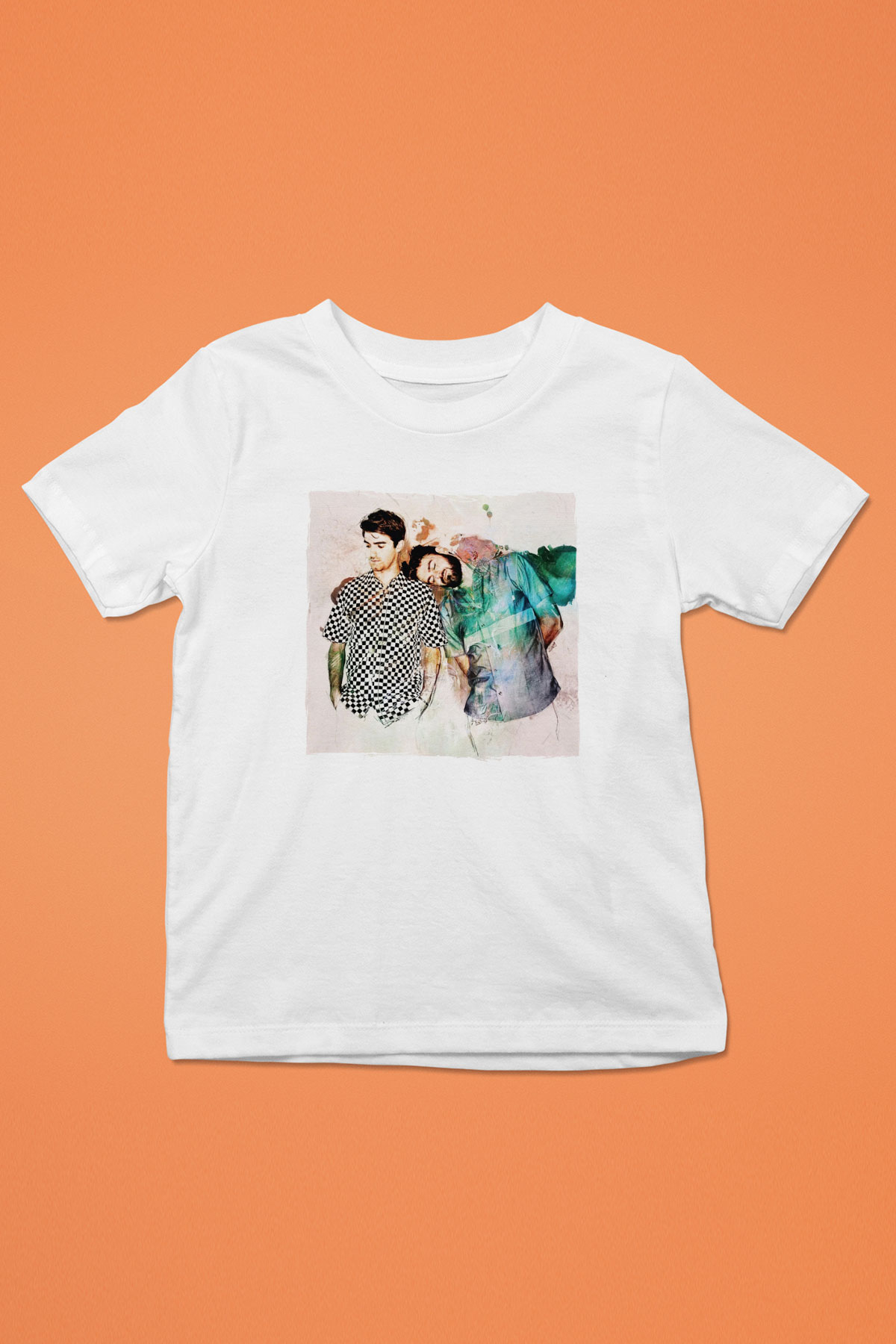 The Chainsmokers Beyaz Unisex Çocuk Tişört