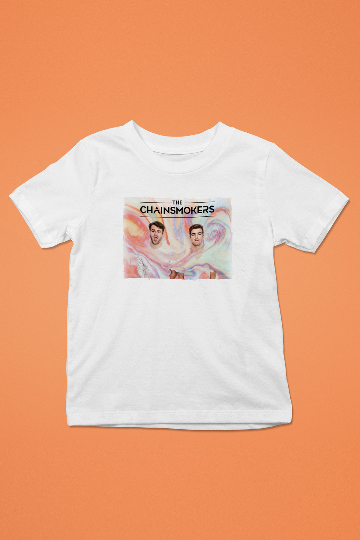 The Chainsmokers Beyaz Unisex Çocuk Tişört