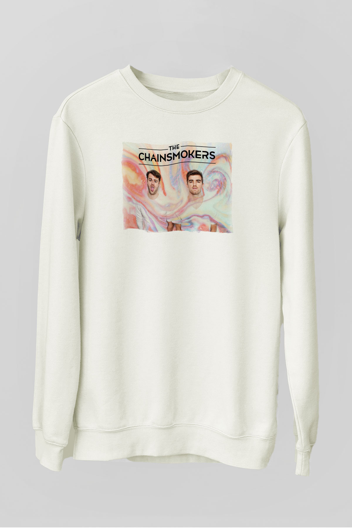 The Chainsmokers Beyaz Unisex Sweatshirt