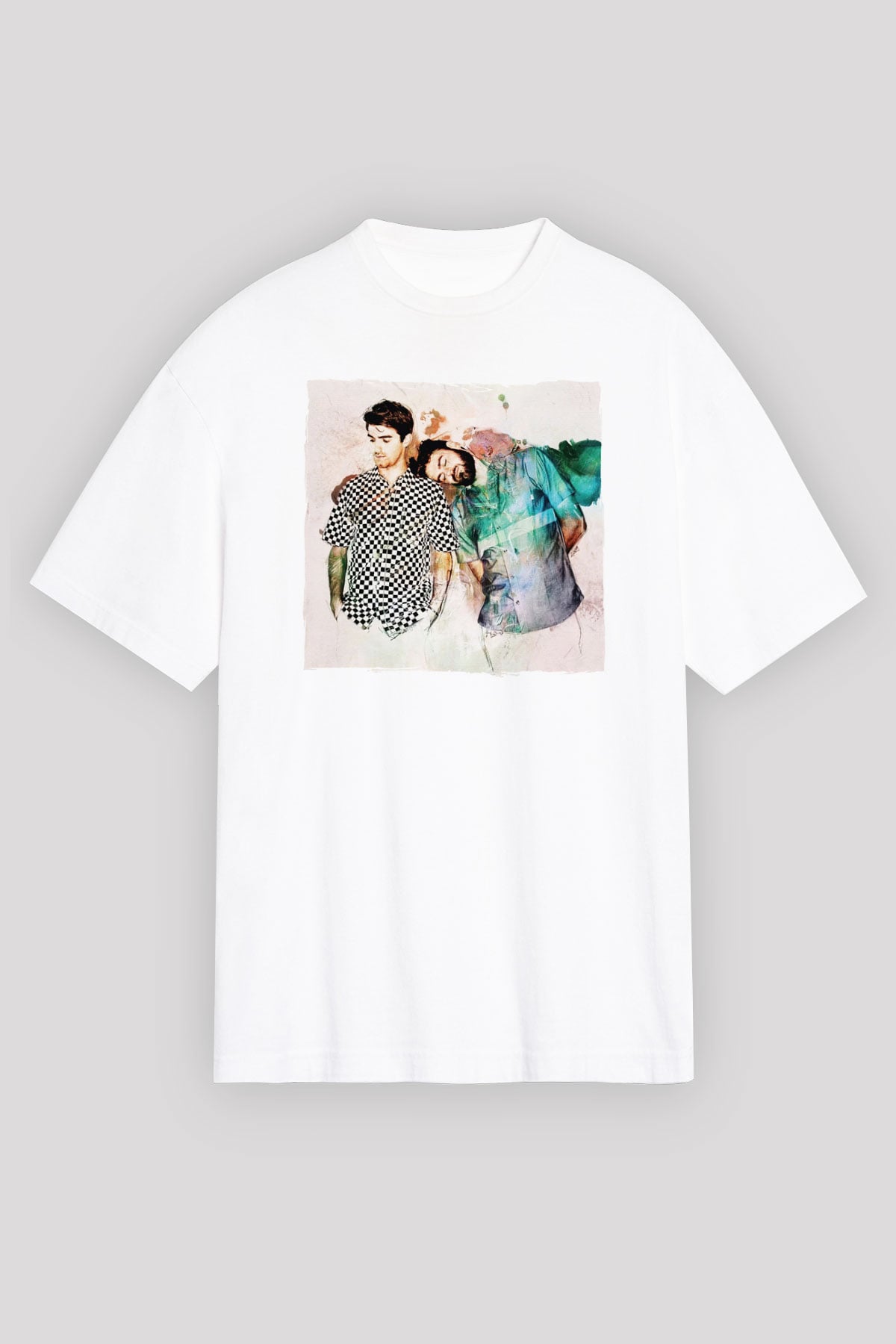 The Chainsmokers Beyaz Unisex Tişört T-Shirt - TişörtFabrikası