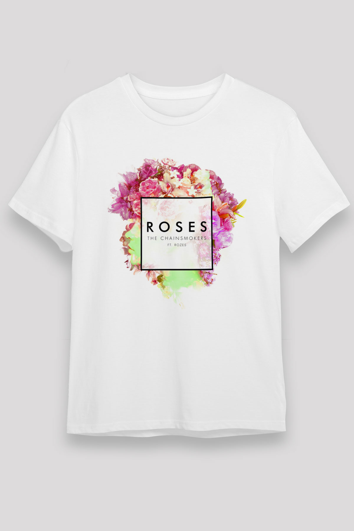 The Chainsmokers Beyaz Unisex Tişört T-Shirt - TişörtFabrikası