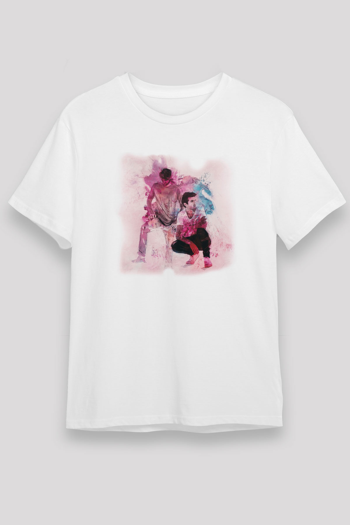 The Chainsmokers Beyaz Unisex Tişört T-Shirt - TişörtFabrikası