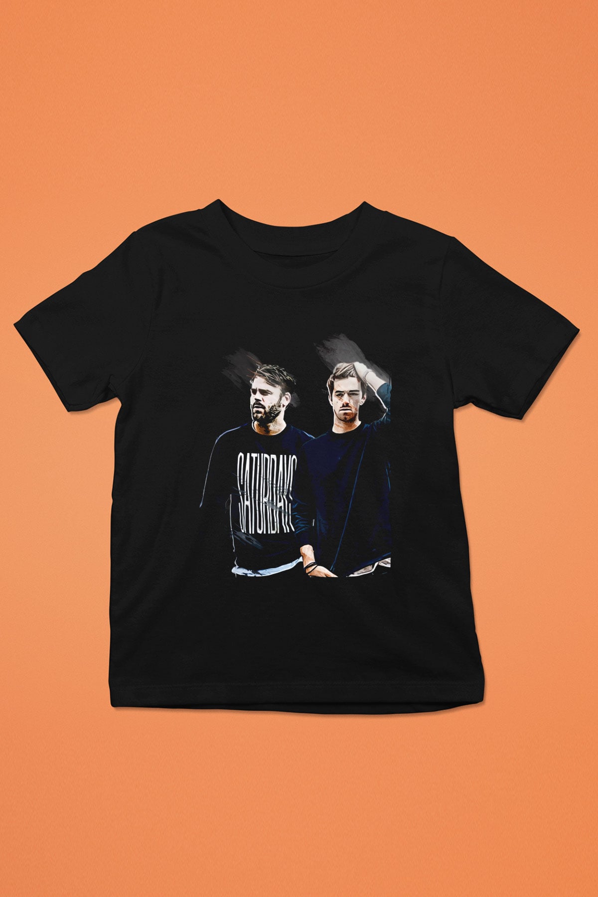 The Chainsmokers Siyah Unisex Çocuk Tişört