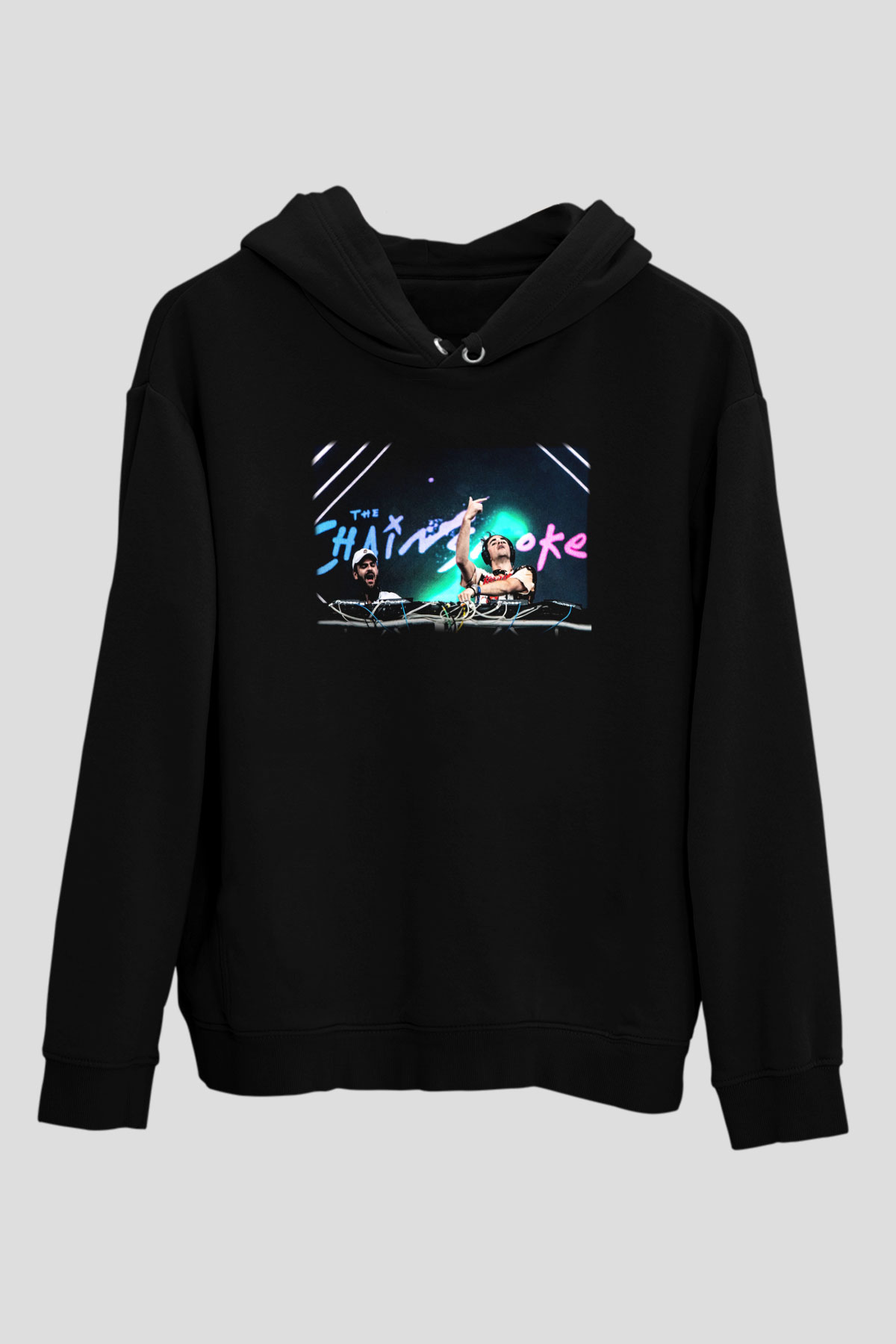 The Chainsmokers Siyah Unisex Hoodie