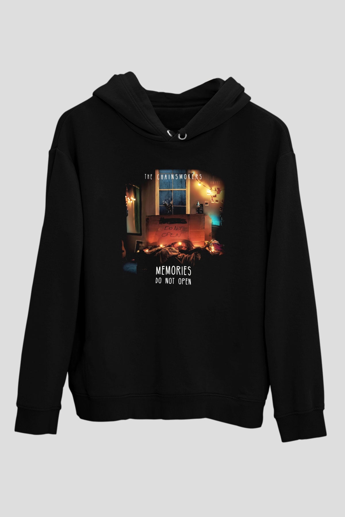 The Chainsmokers Siyah Unisex Hoodie