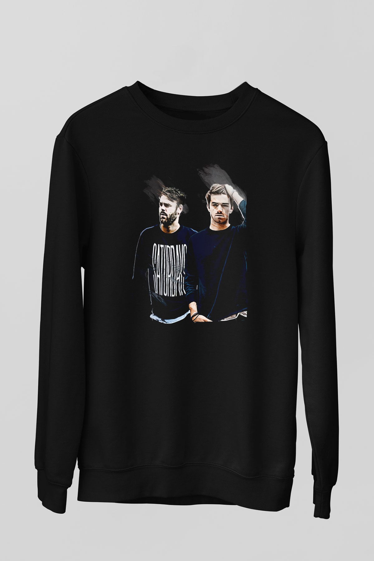 The Chainsmokers Siyah Unisex Sweatshirt