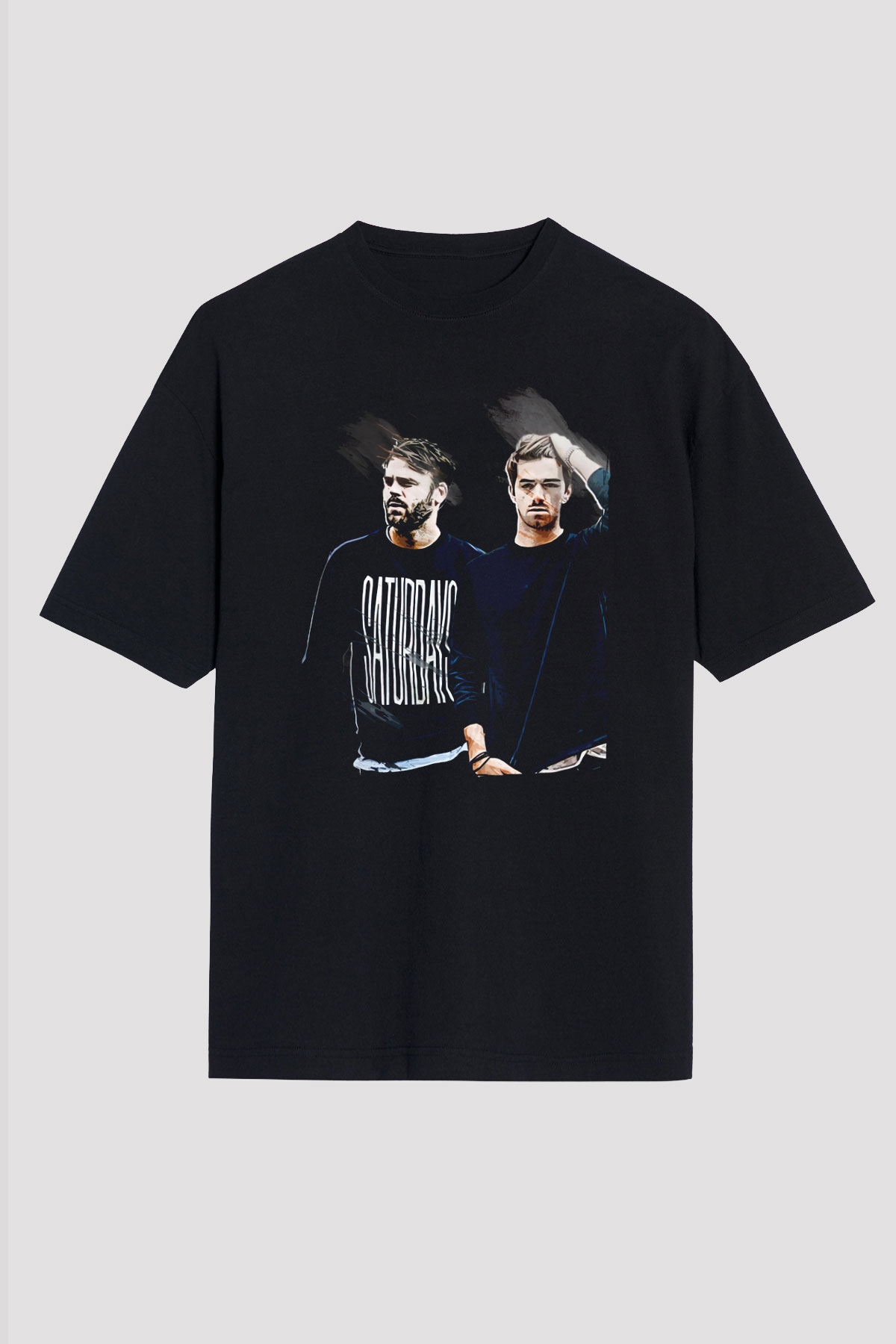 The Chainsmokers Siyah Unisex Tişört T-Shirt - TişörtFabrikası