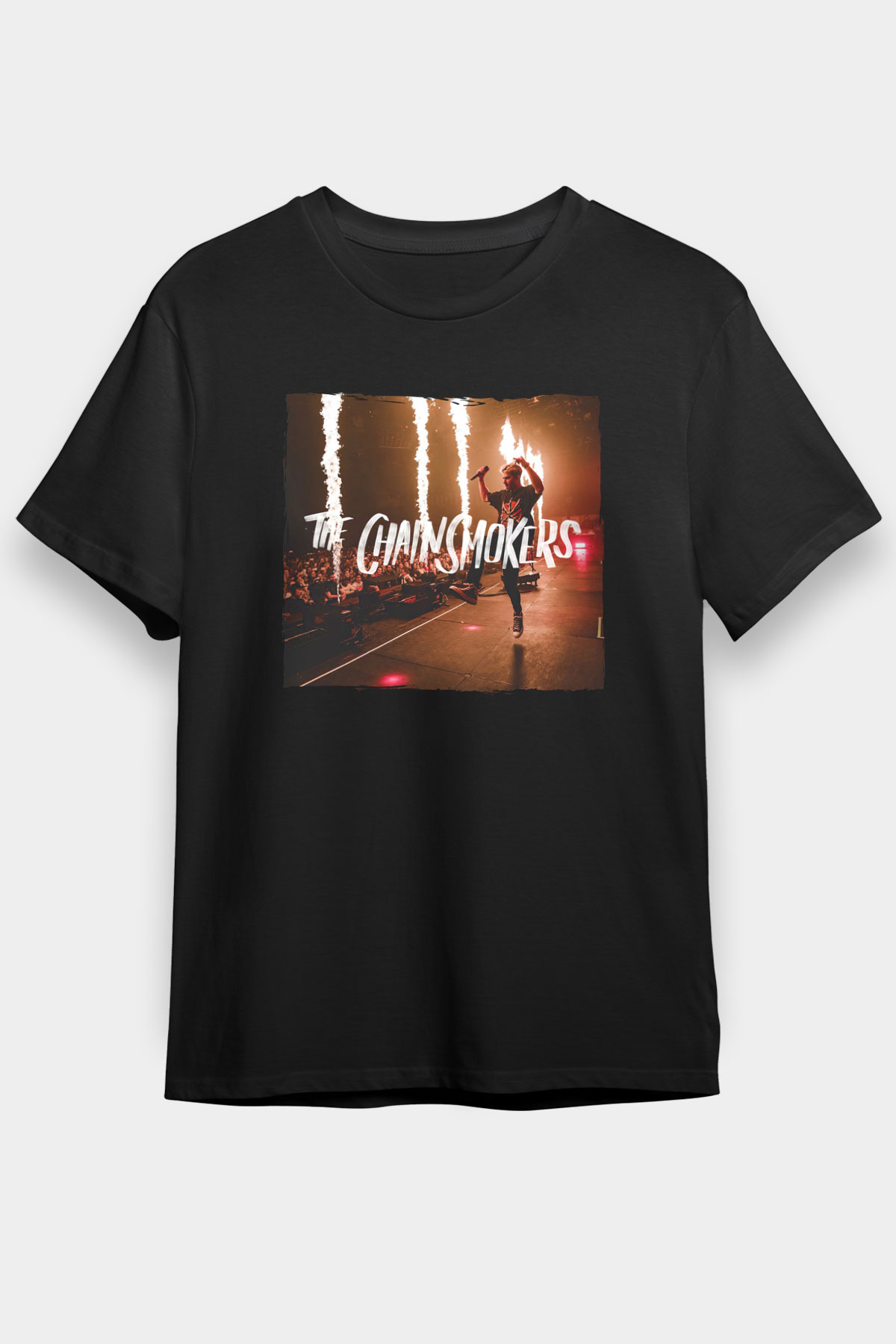 The Chainsmokers Black Unisex Tee - STREETWEAR