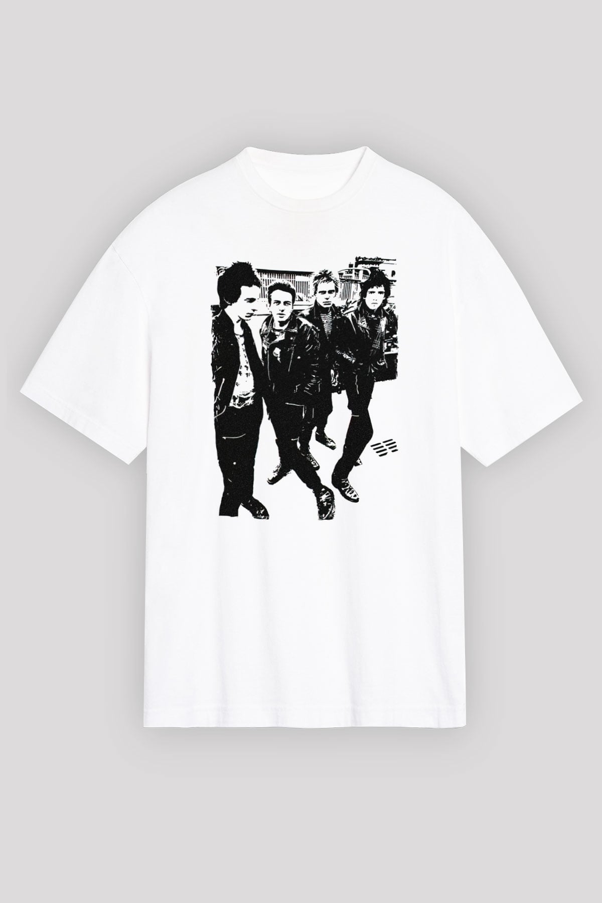 The Clash Siyah Unisex Oversize Tişört T-Shirt