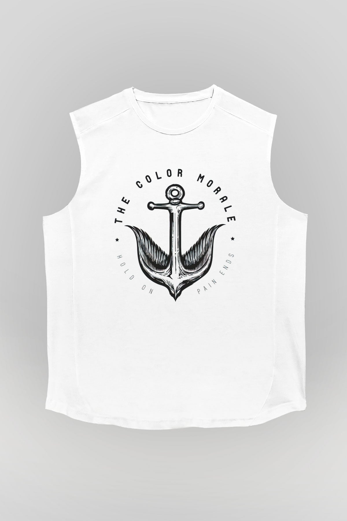 The Color Morale Beyaz Unisex Kolsuz Tişört