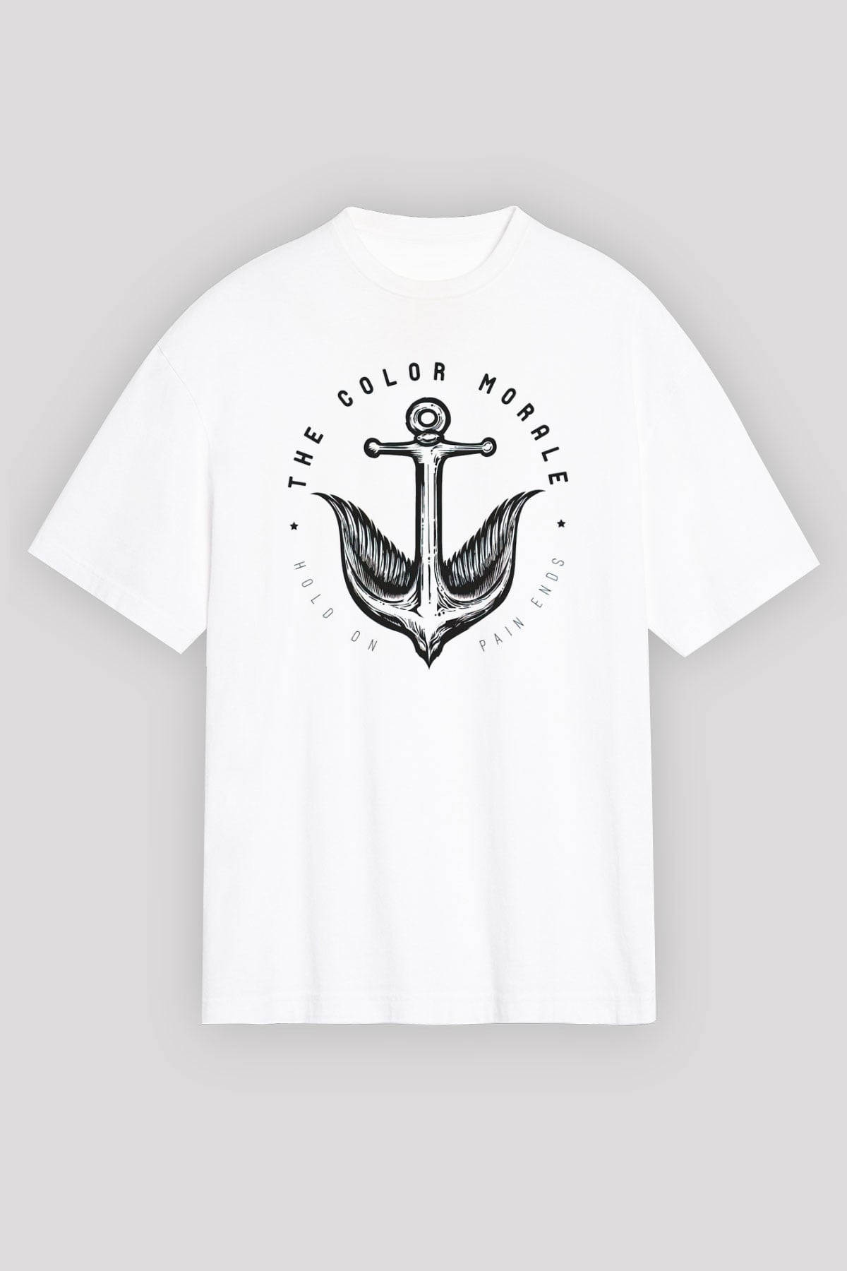 The Color Morale Beyaz Unisex Tişört T-Shirt - TişörtFabrikası