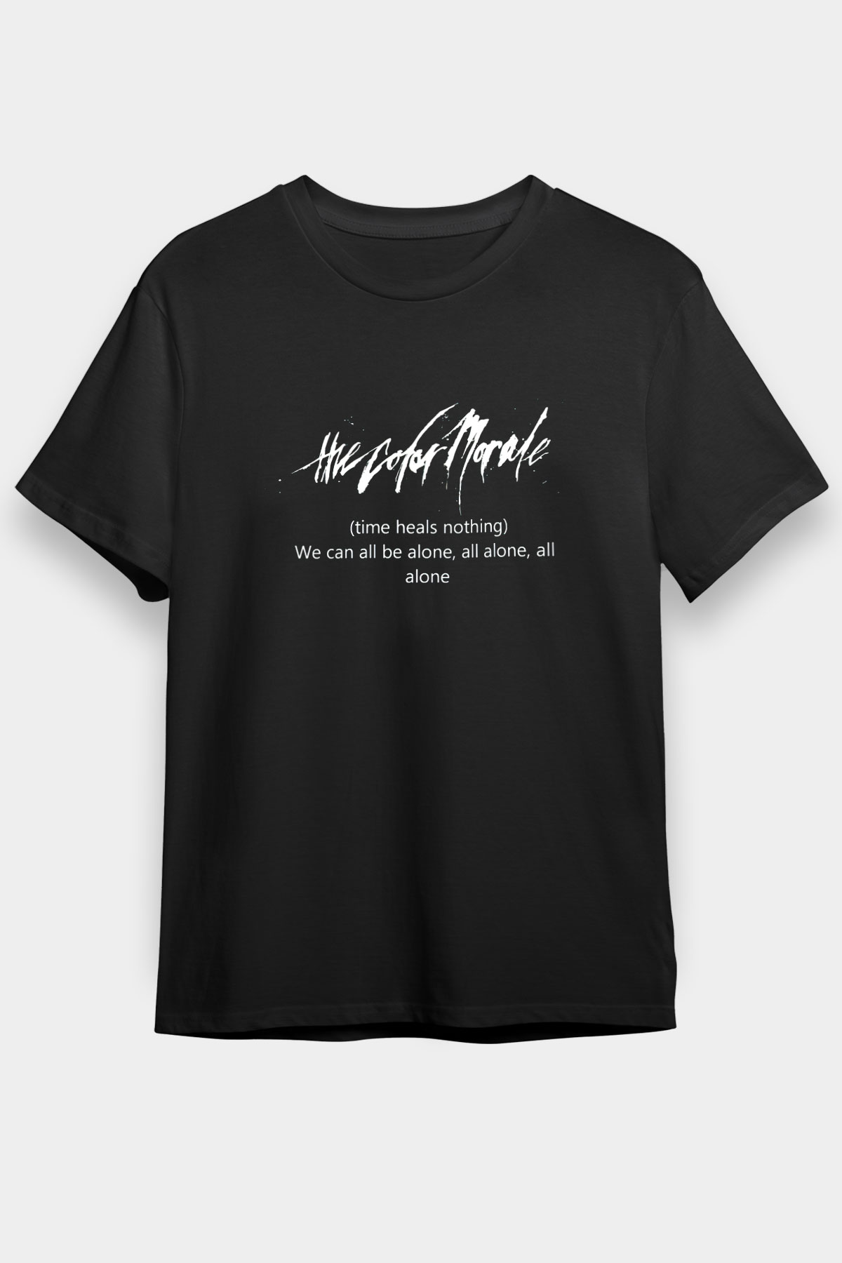 The Color Morale Siyah Unisex Tişört T-Shirt - TişörtFabrikası