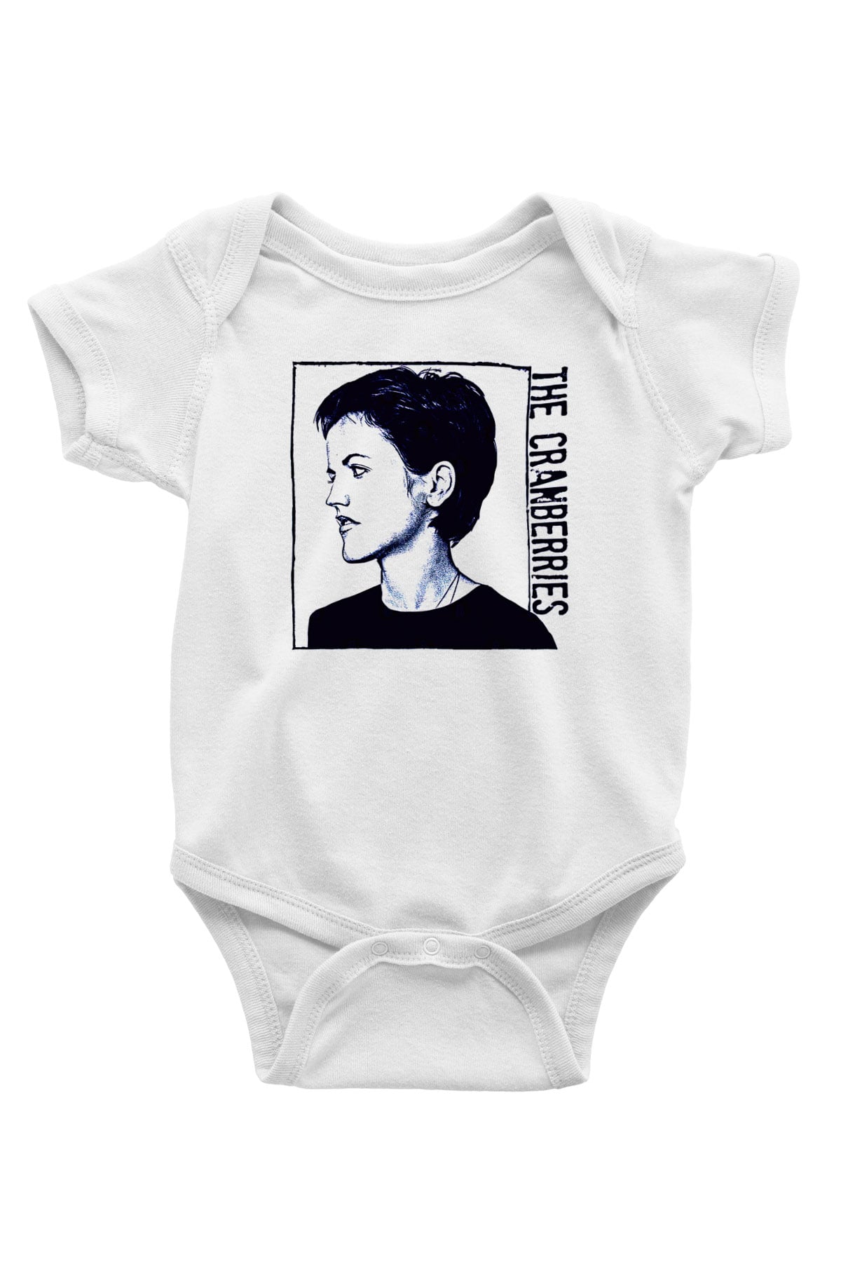 The Cranberries Baskılı Beyaz Unisex Bebek Body - Zıbın