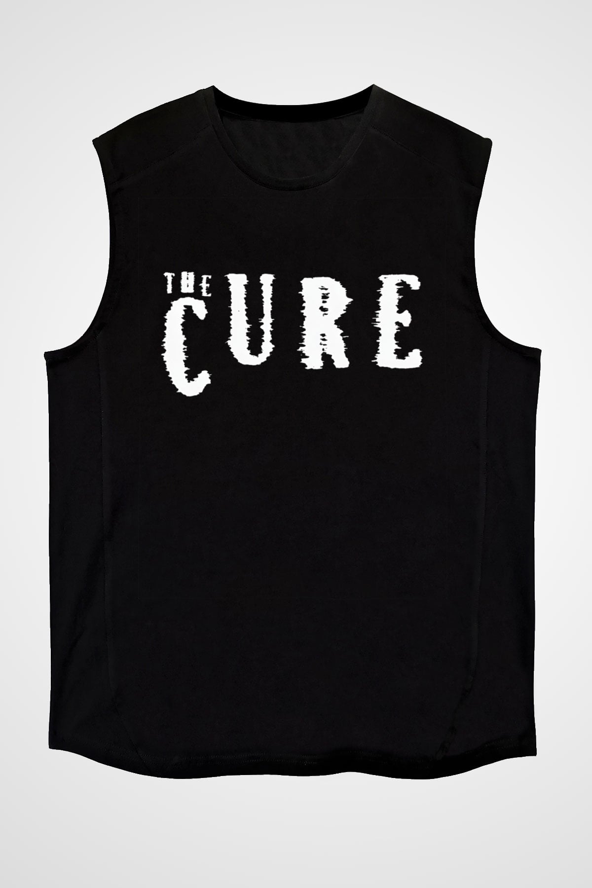 The Cure Siyah Unisex Kolsuz Tişört
