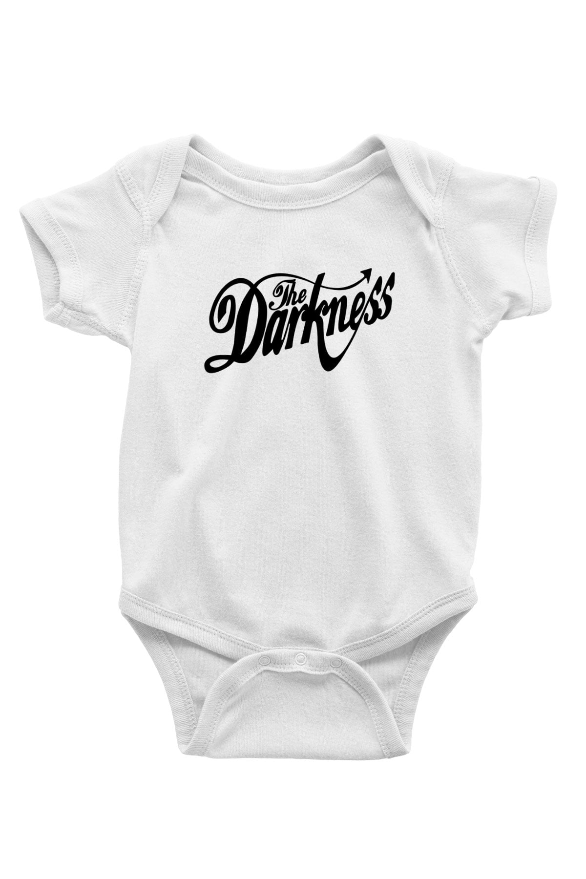 The Darkness Baskılı Beyaz Unisex Bebek Body - Zıbın