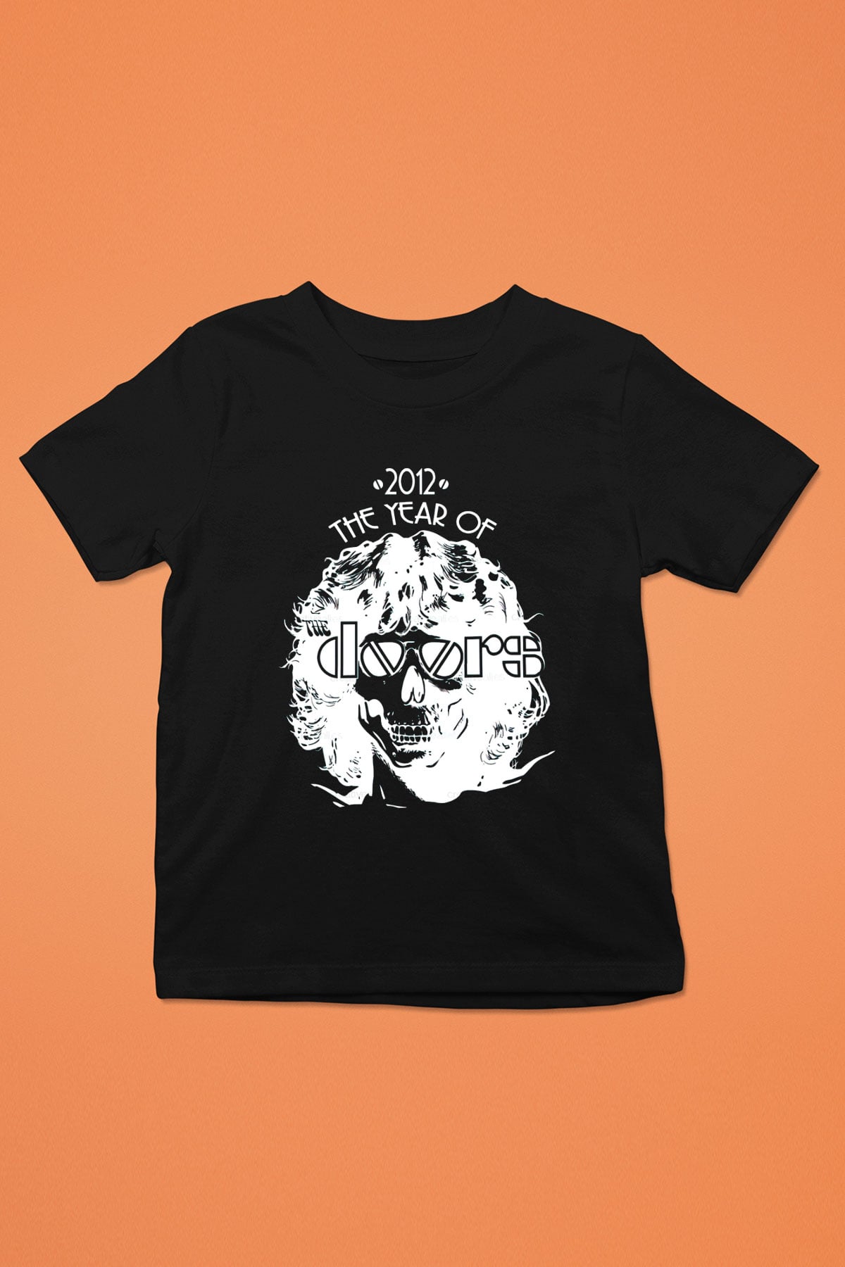 The Doors Baskılı Siyah Unisex Çocuk Tişört