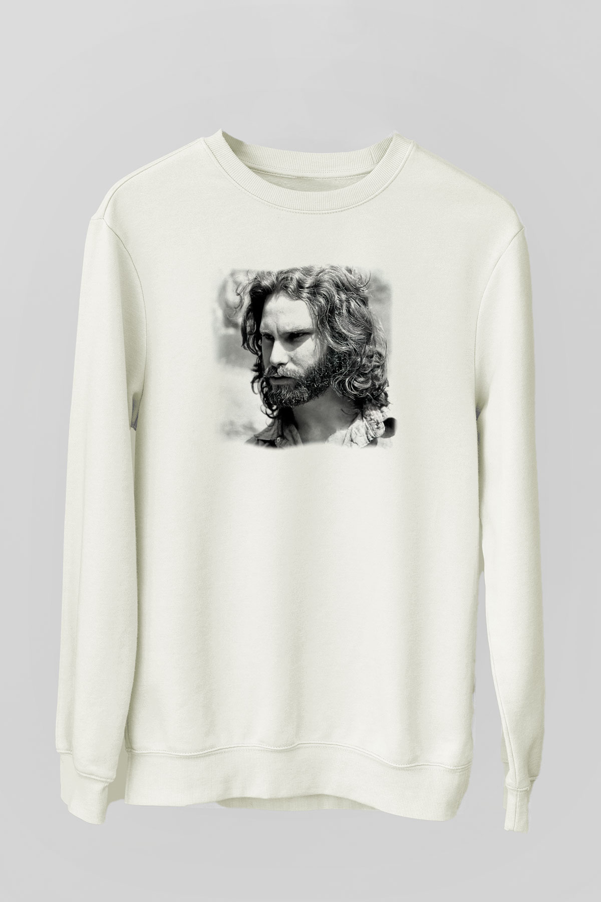 The Doors Beyaz Unisex Sweatshirt