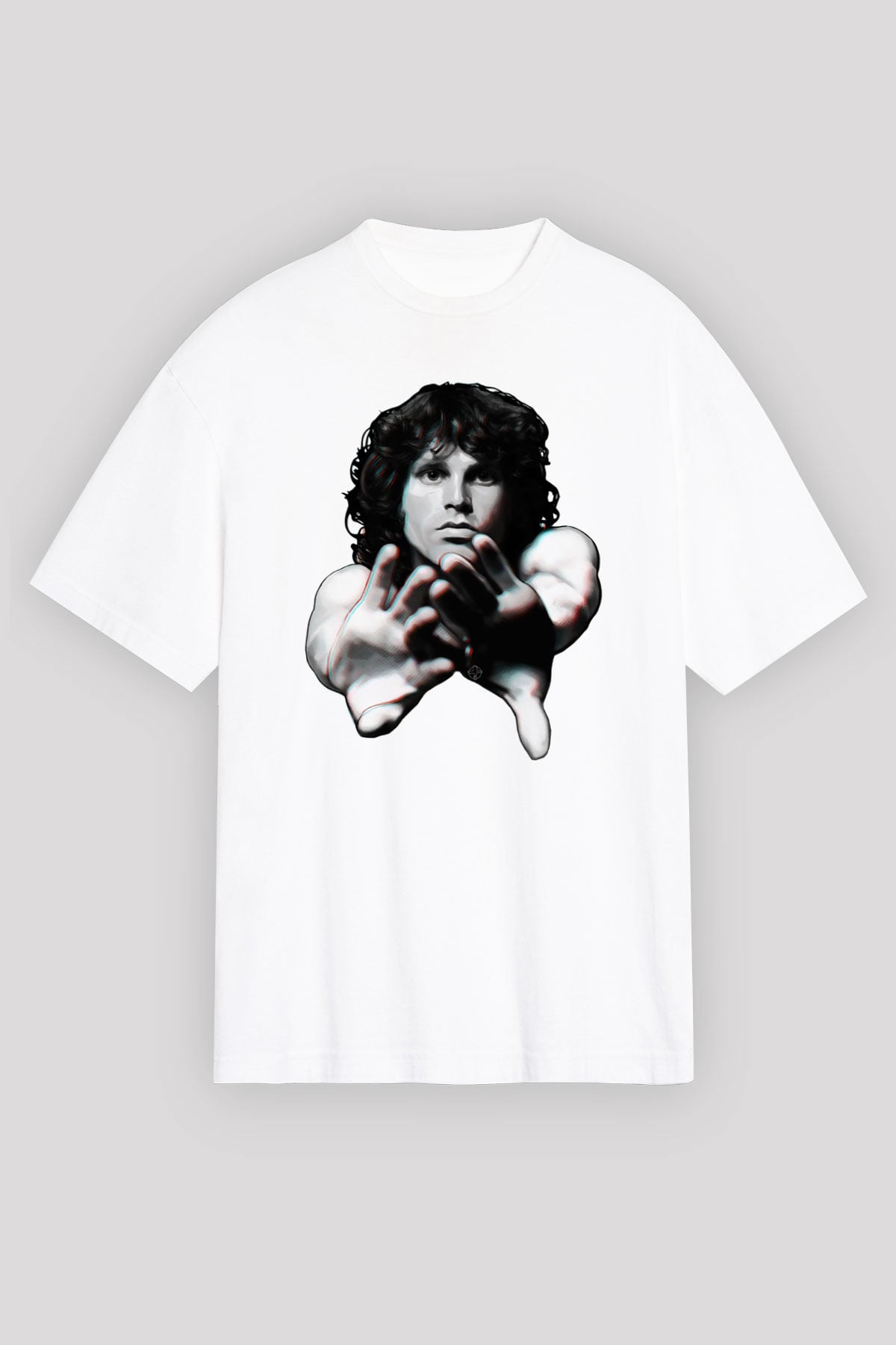 The Doors Beyaz Unisex Tişört T-Shirt - TişörtFabrikası