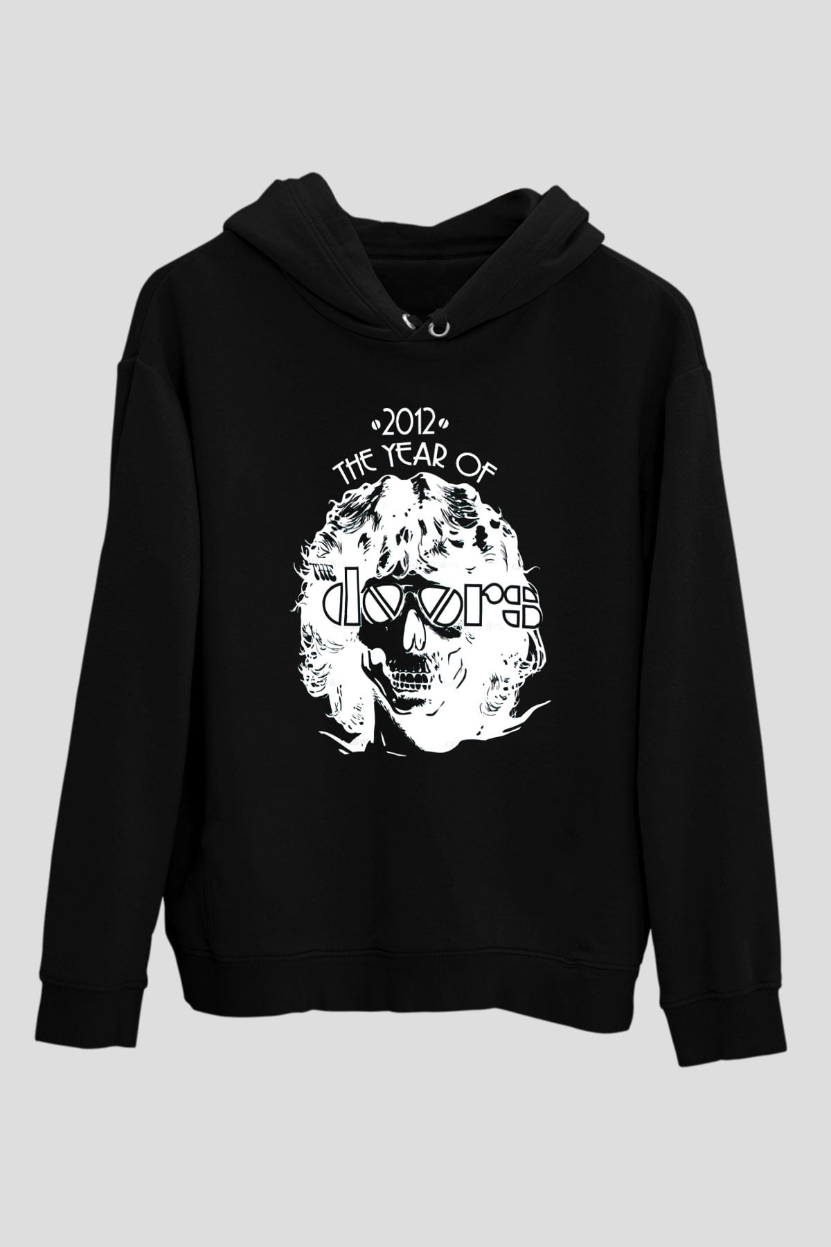 The Doors Siyah Unisex Hoodie