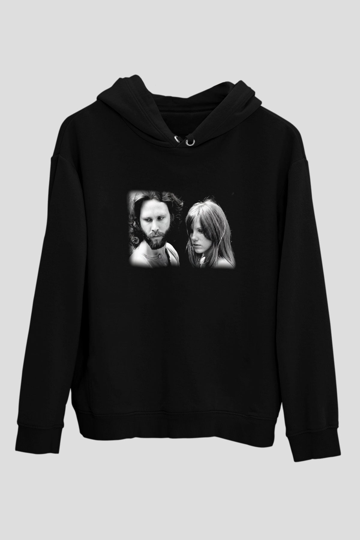 The Doors Siyah Unisex Hoodie