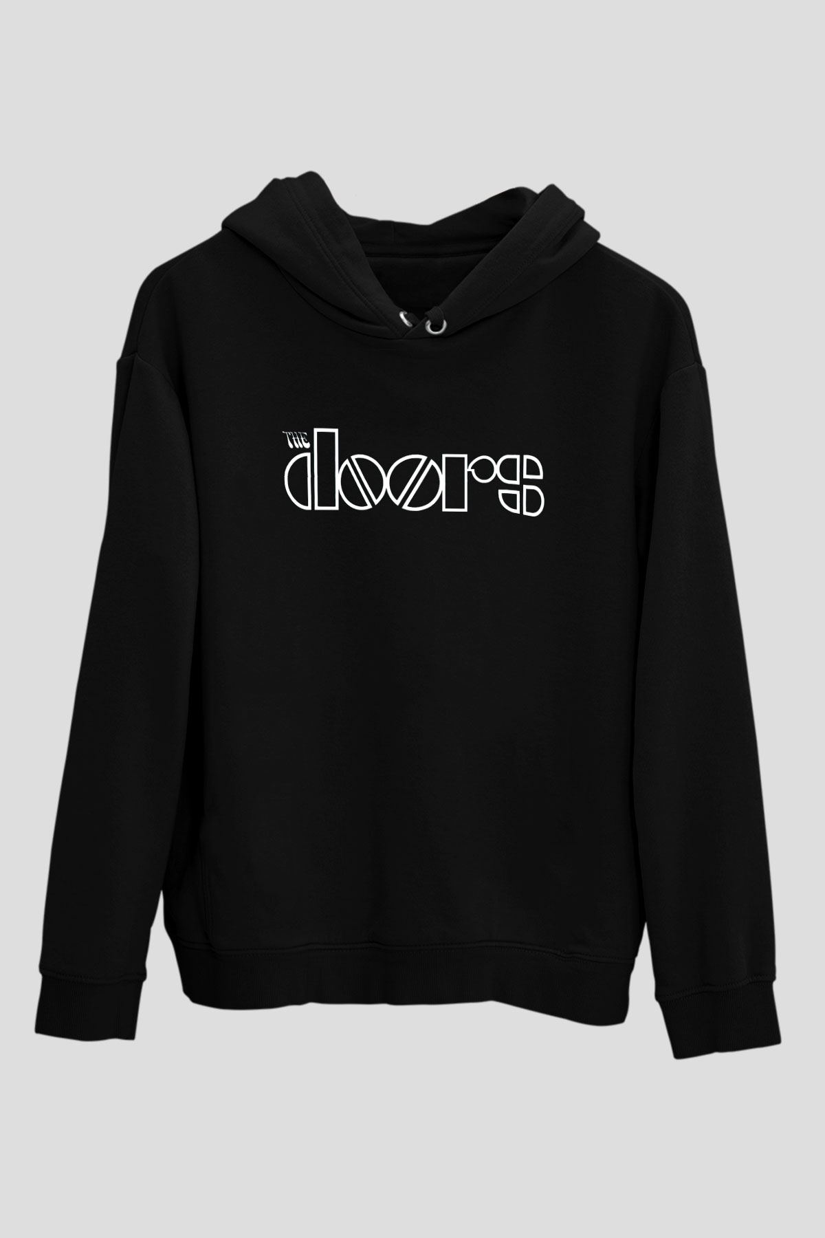 The Doors Siyah Unisex Kapüşonlu Sweatshirt
