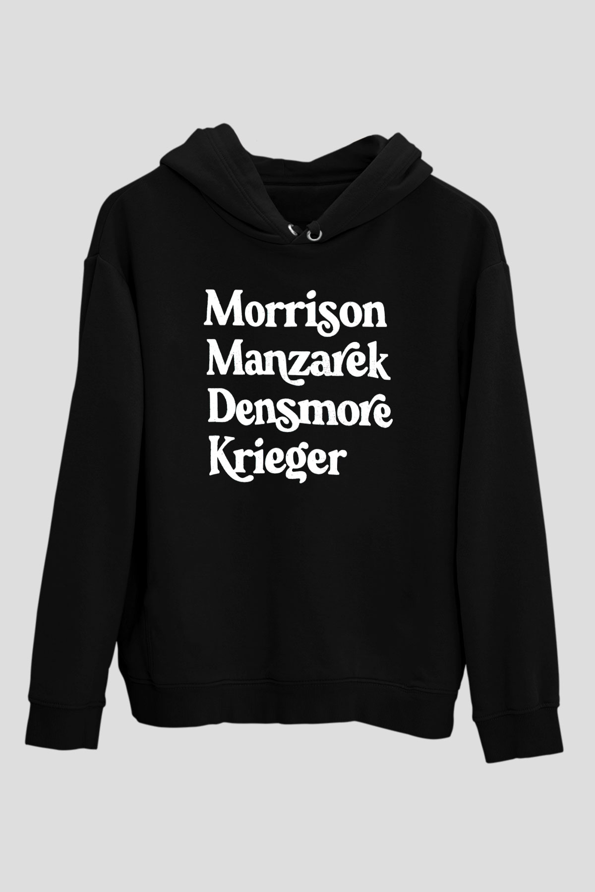 The Doors Siyah Unisex Kapüşonlu Sweatshirt