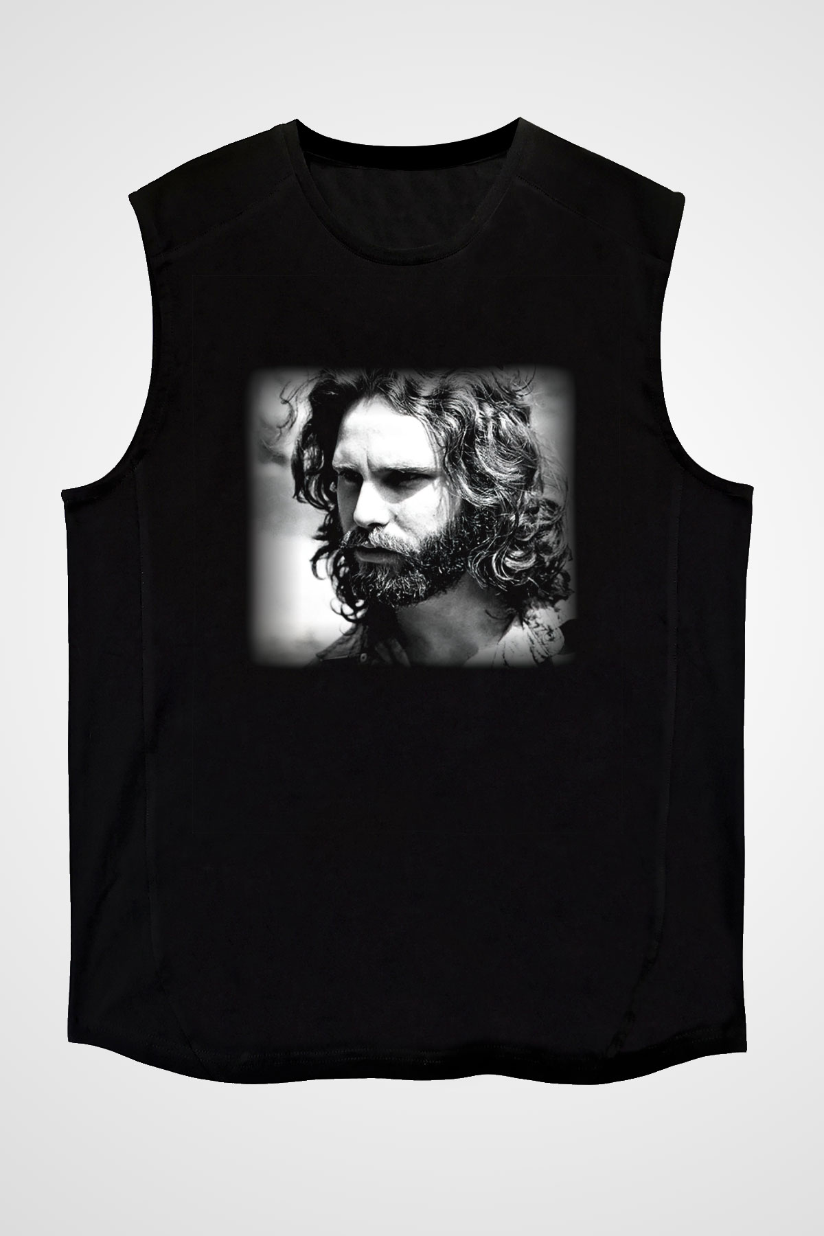 The Doors Siyah Unisex Kolsuz Tişört