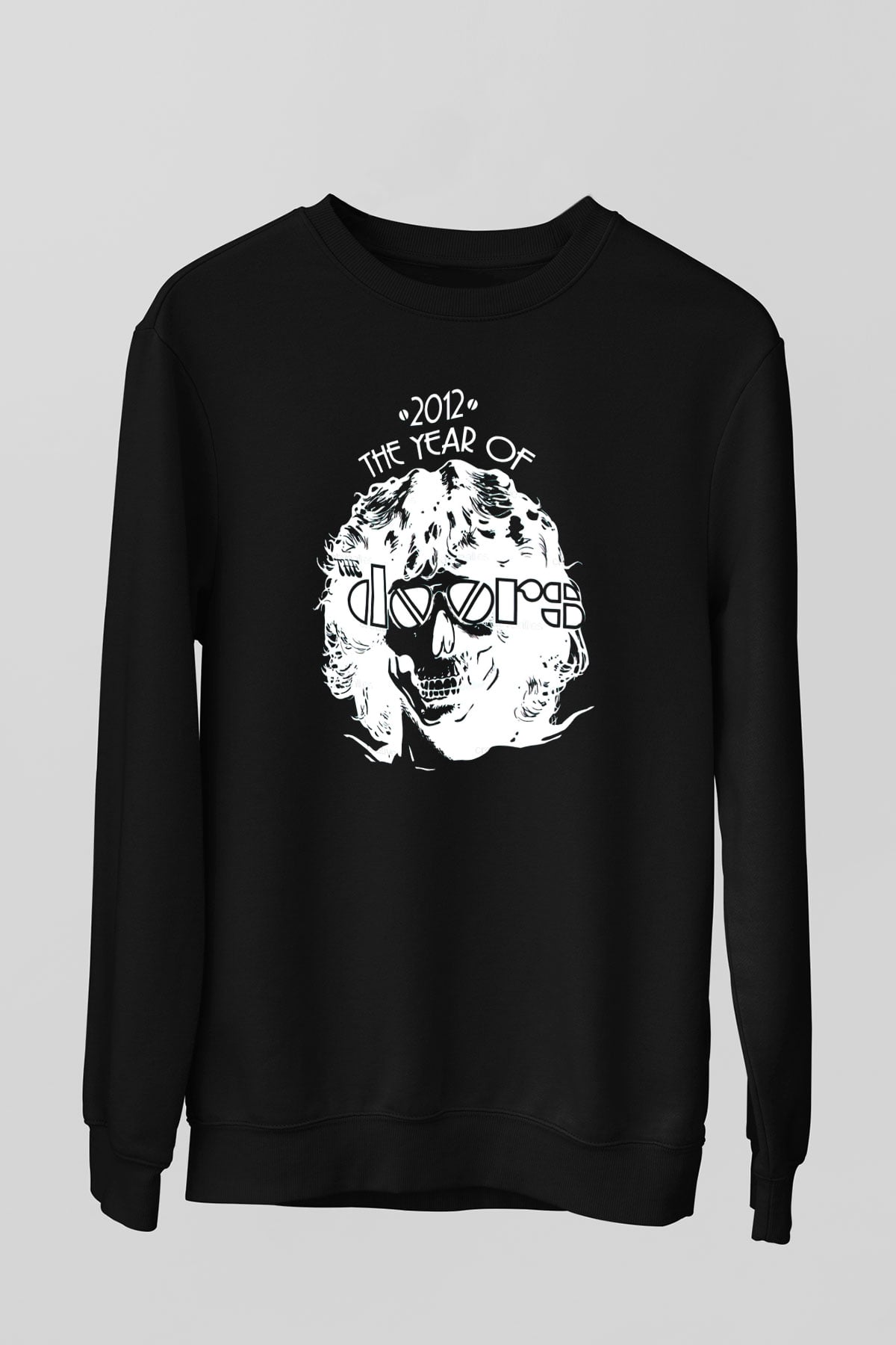 The Doors Siyah Unisex Sweatshirt