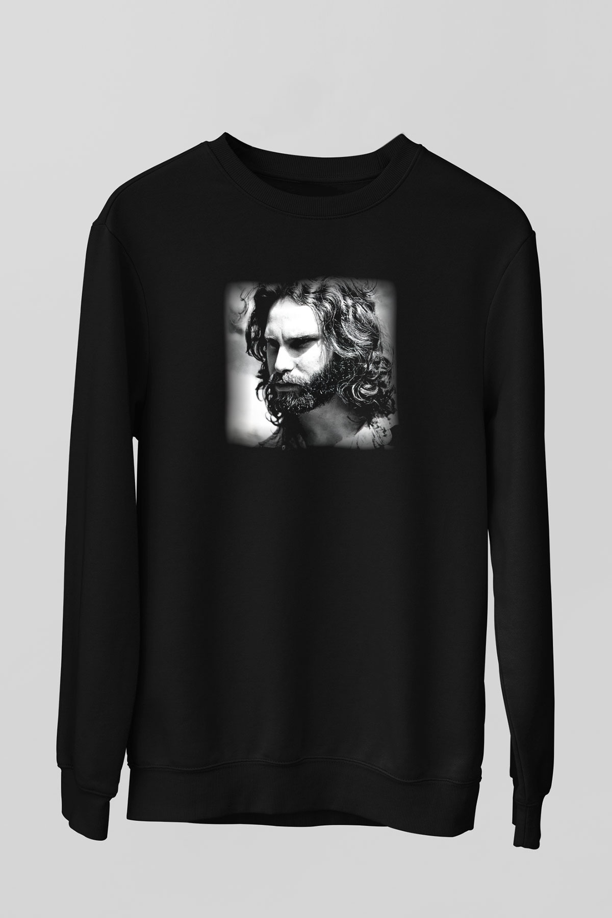 The Doors Siyah Unisex Sweatshirt