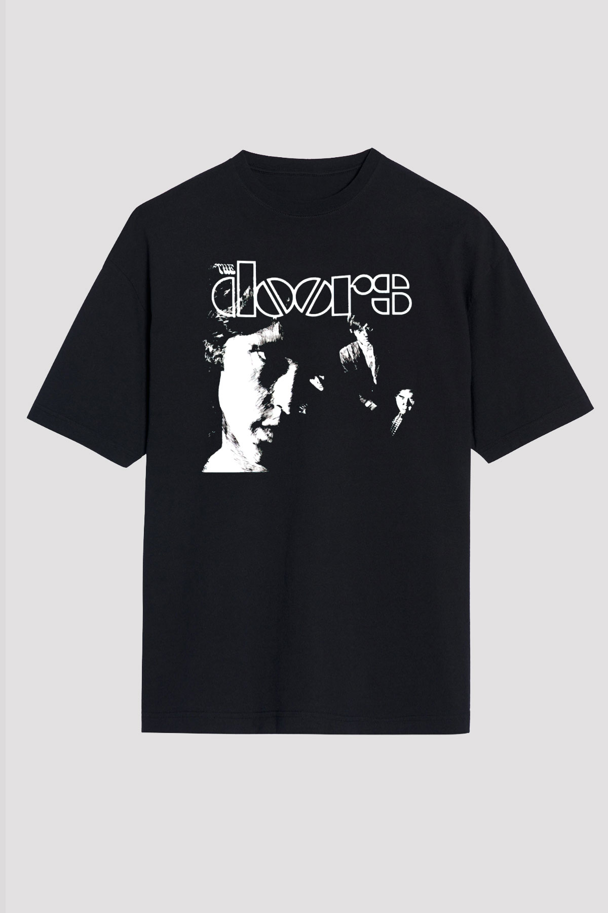 The Doors Siyah Unisex Tişört T-Shirt - TişörtFabrikası