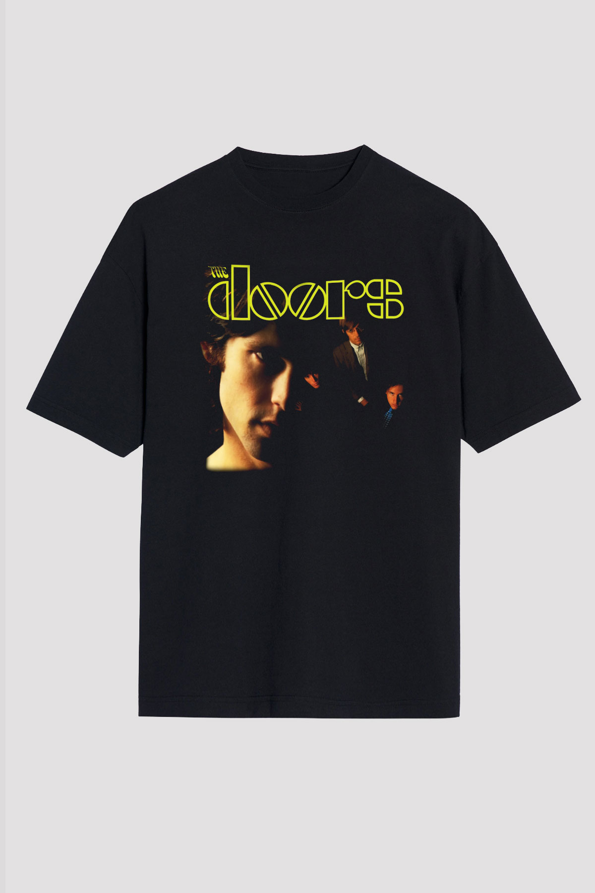The Doors Siyah Unisex Tişört T-Shirt - TişörtFabrikası