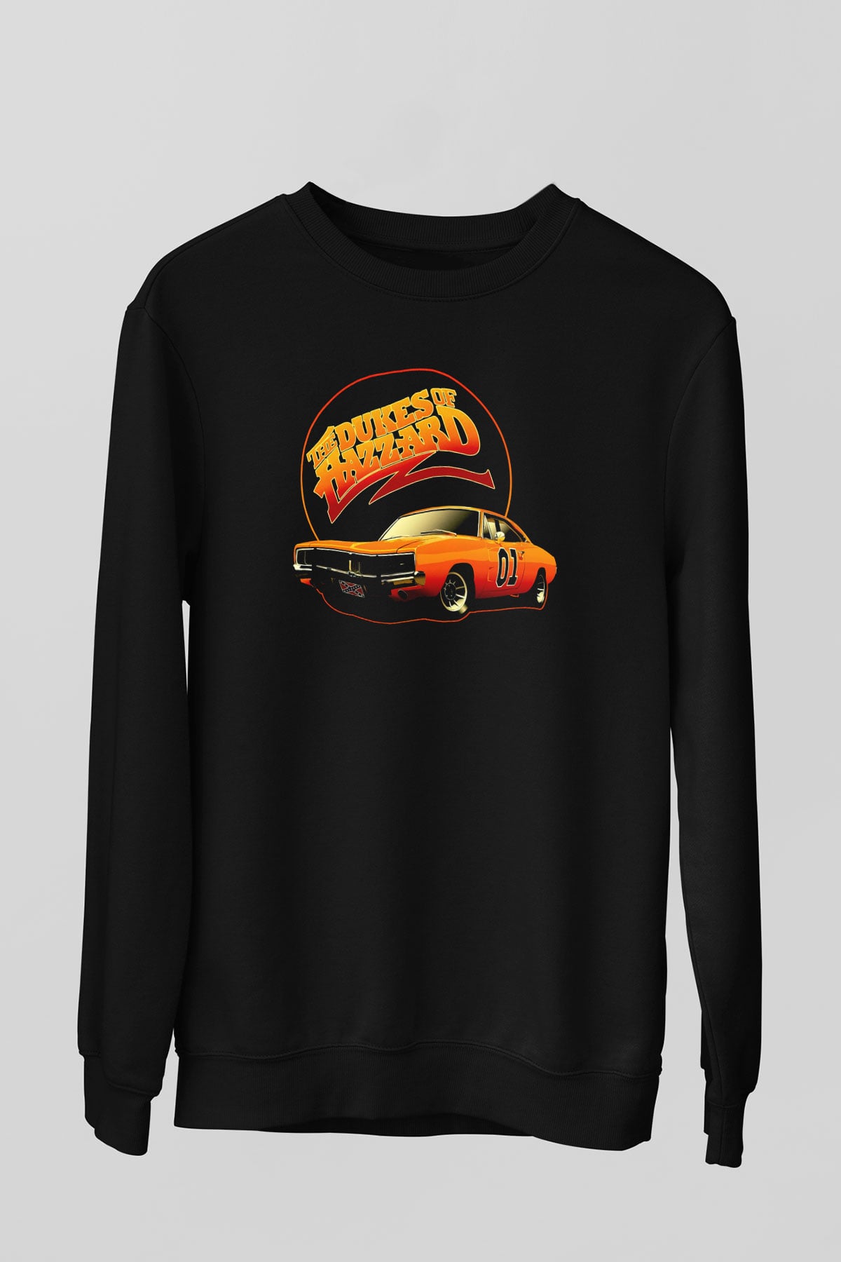 The Dukes of Hazzard Siyah Unisex  Sweatshirt