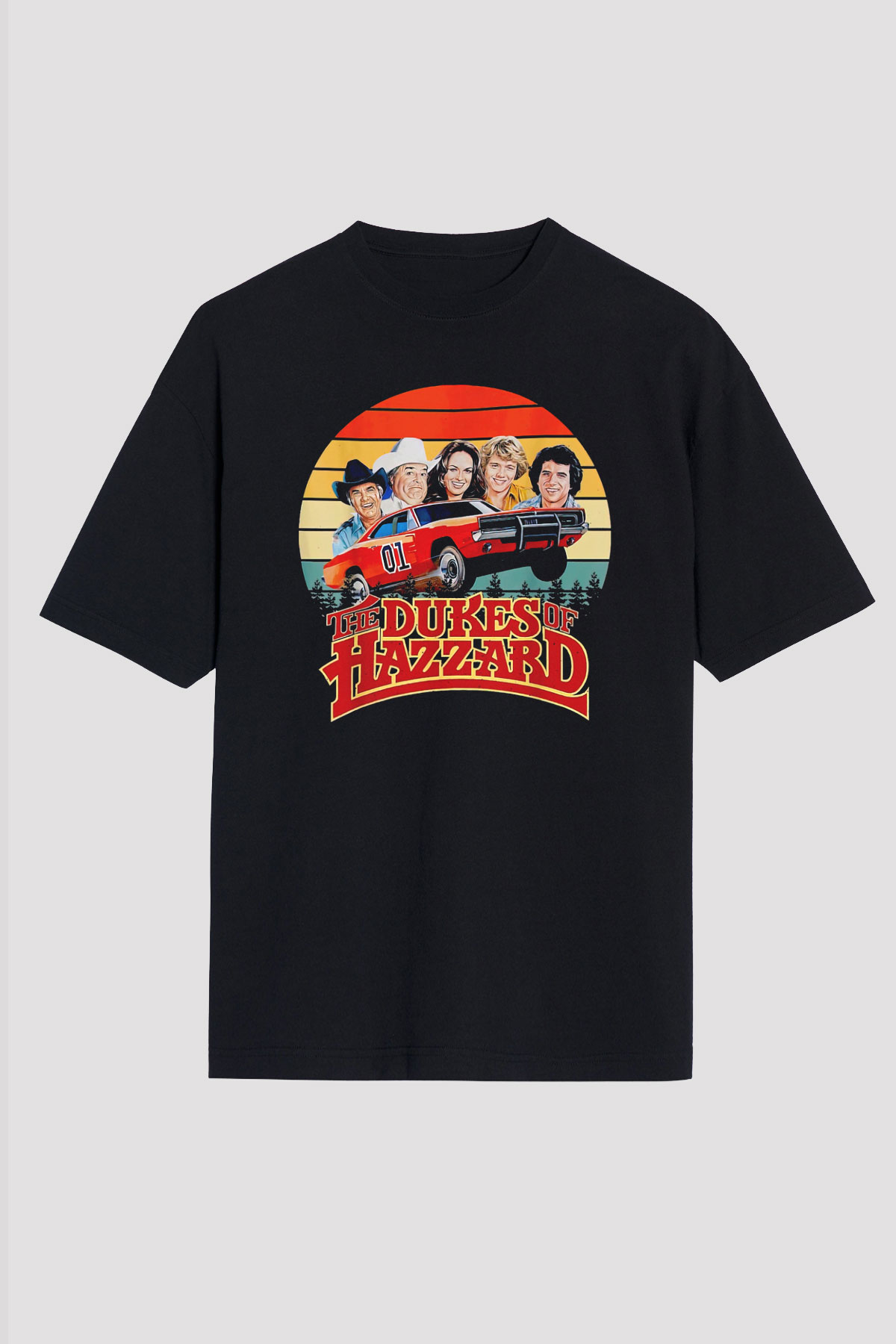 The Dukes of Hazzard Siyah Unisex Tişört