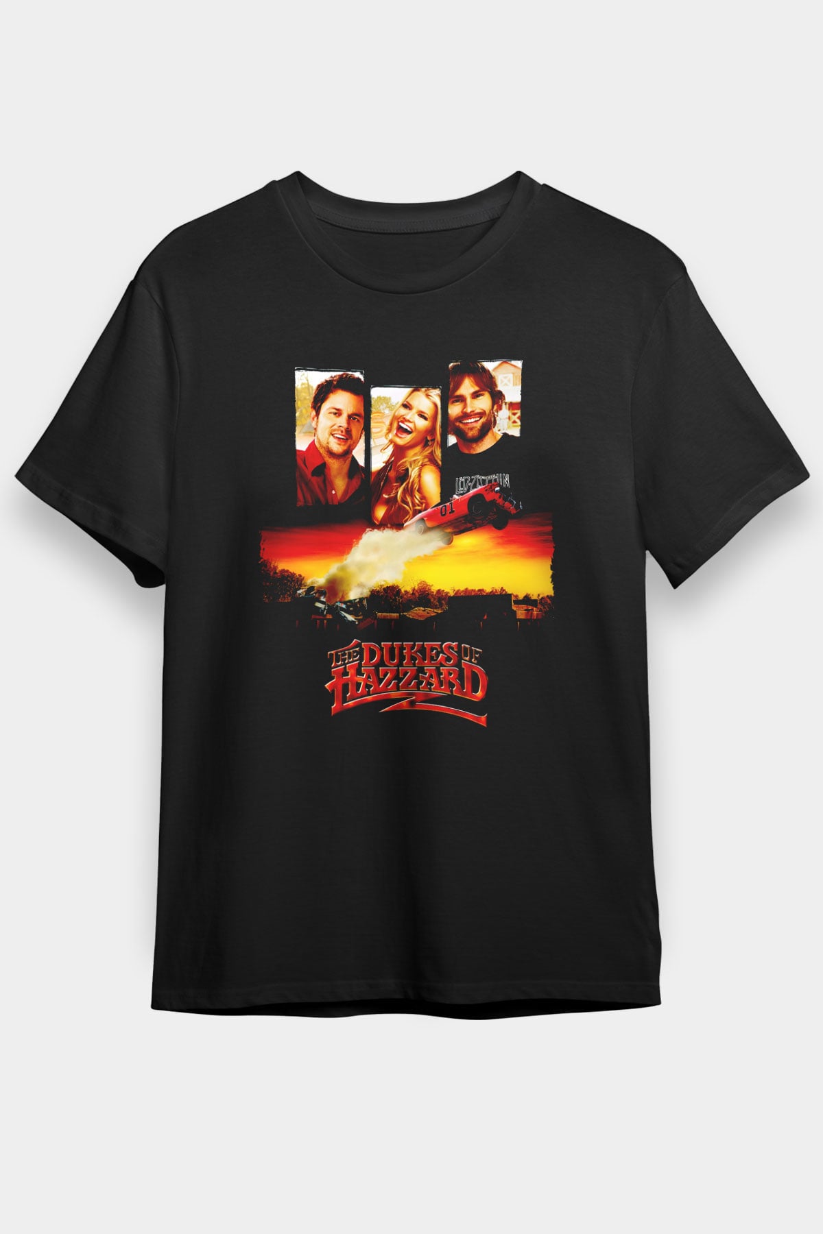The Dukes of Hazzard Siyah Unisex Tişört