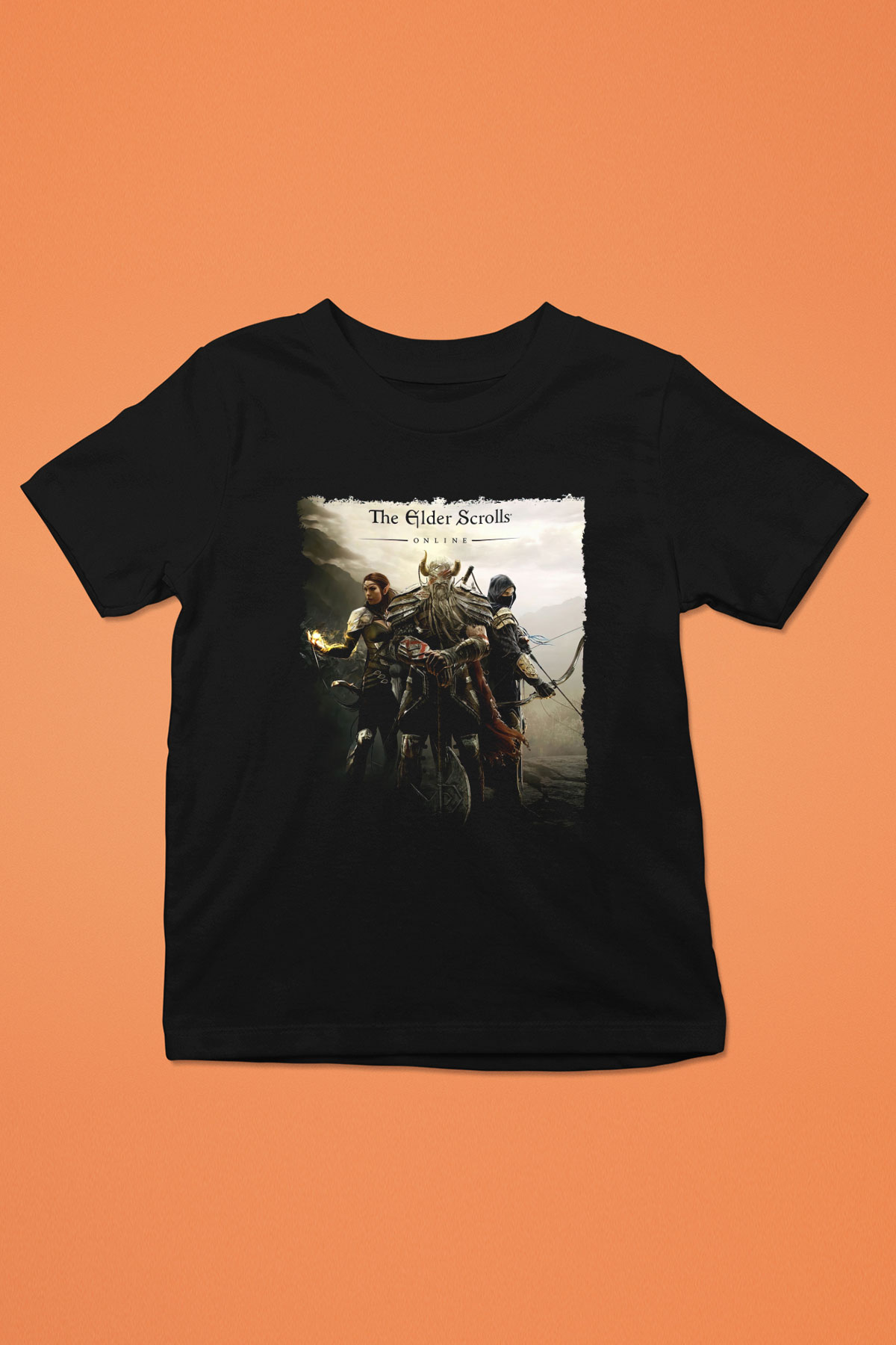 The Elder Scrolls Online Siyah Unisex Çocuk Tişört