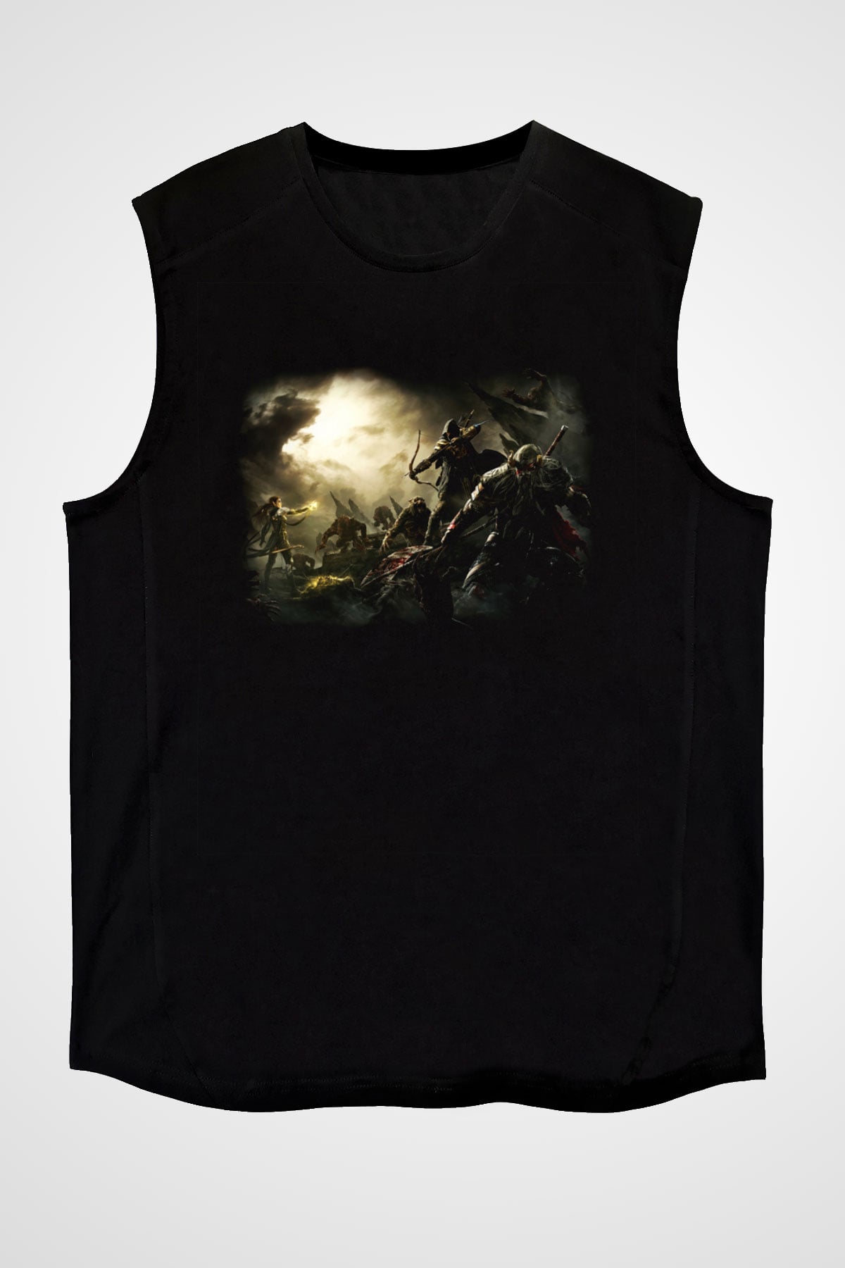 The Elder Scrolls Online Siyah Unisex Kolsuz Tişört