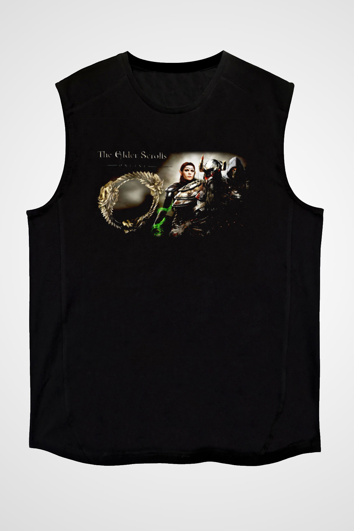 The Elder Scrolls Online Siyah Unisex Kolsuz Tişört