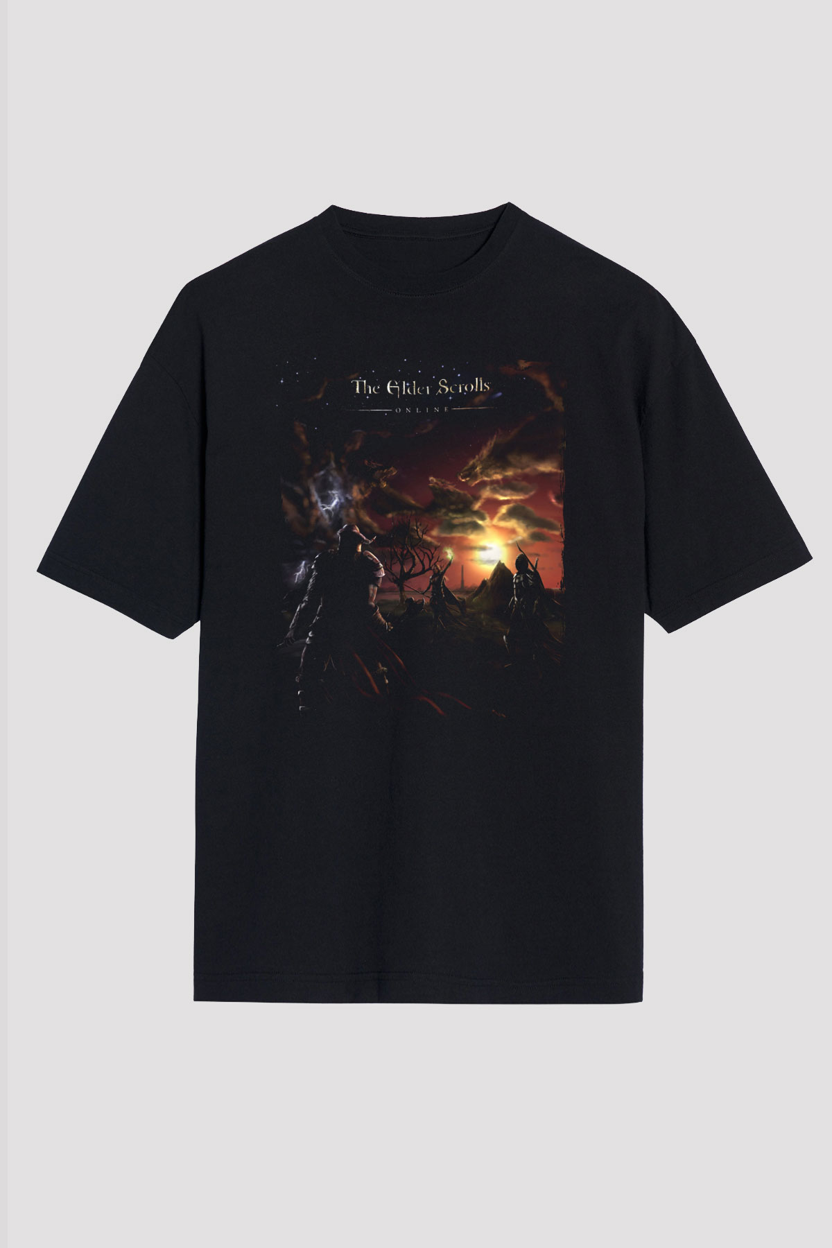 The Elder Scrolls Online Siyah Unisex Tişört T-Shirt