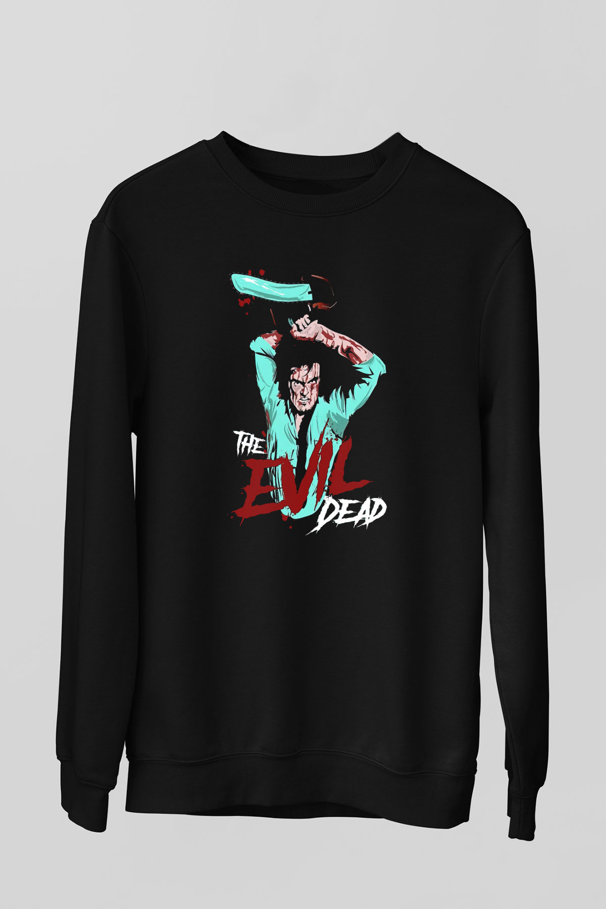 The Evil Dead Siyah Unisex Sweatshirt