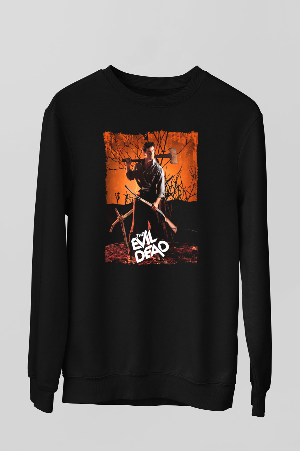 The Evil Dead Siyah Unisex Sweatshirt