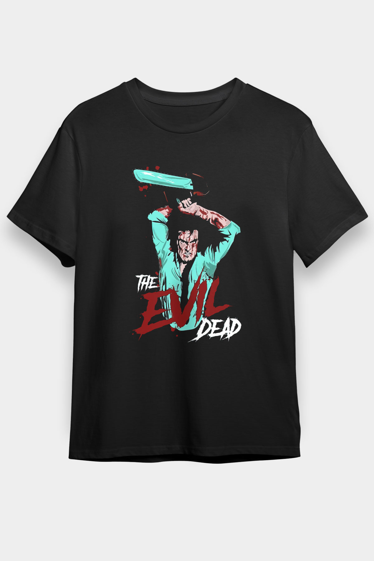 The Evil Dead Siyah Unisex Graphic Tee - STREETWEAR