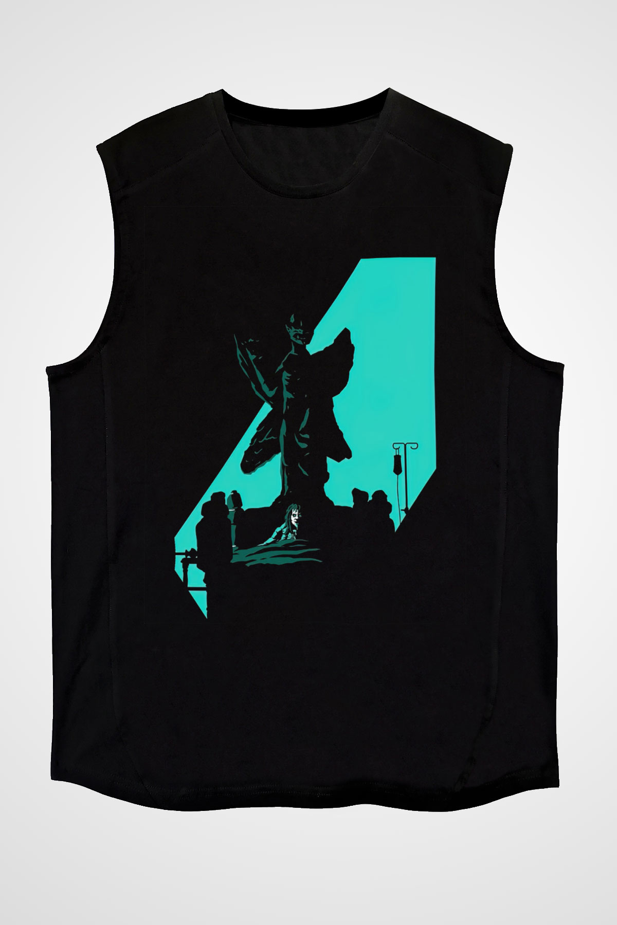 The Exorcist Siyah Unisex Kolsuz Tişört