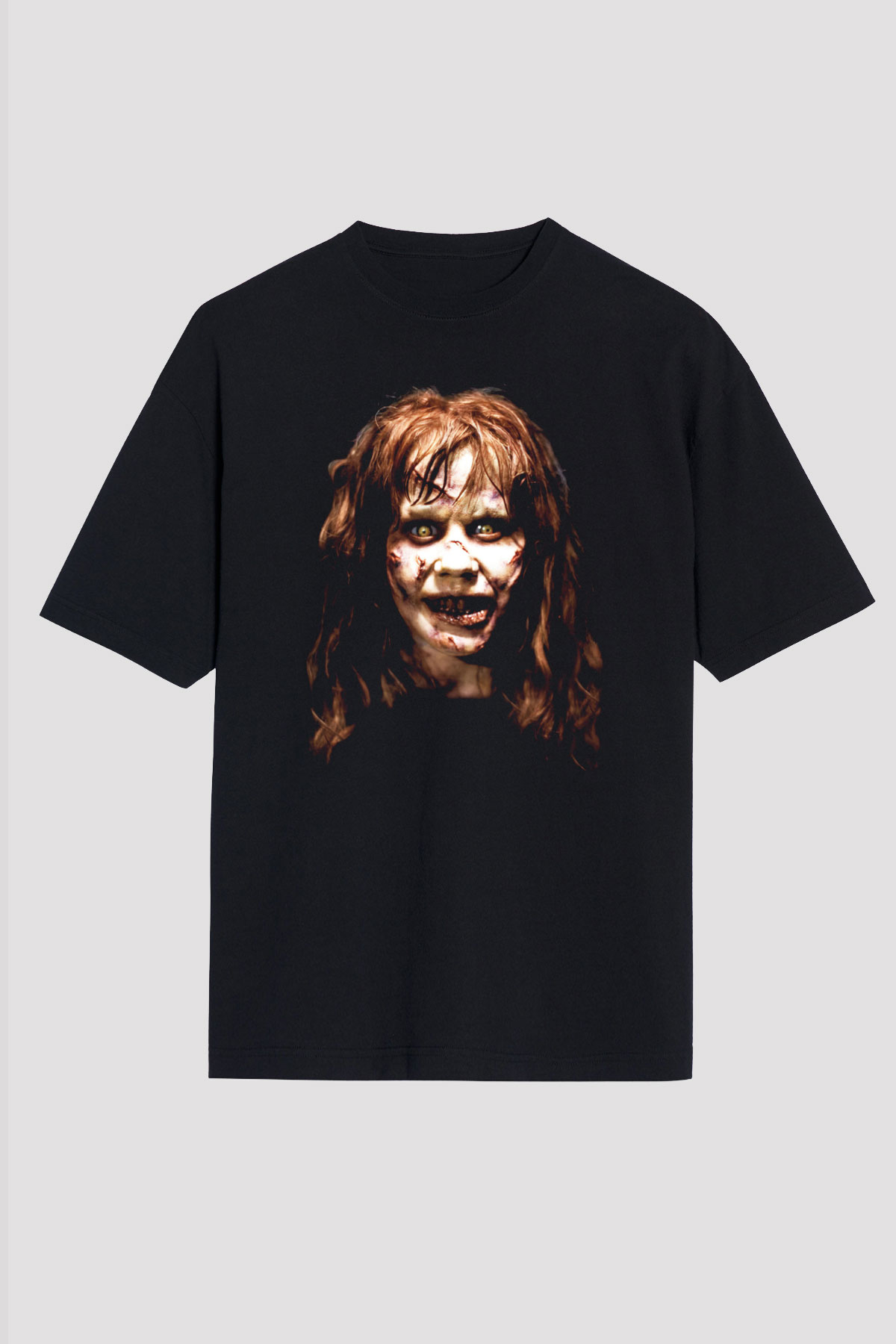 The Exorcist Siyah Unisex Oversize Tişört