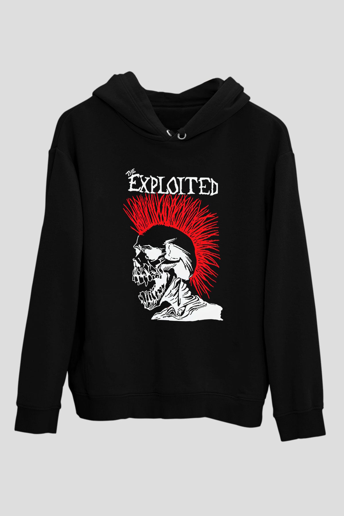 The Exploited Siyah Unisex Hoodie